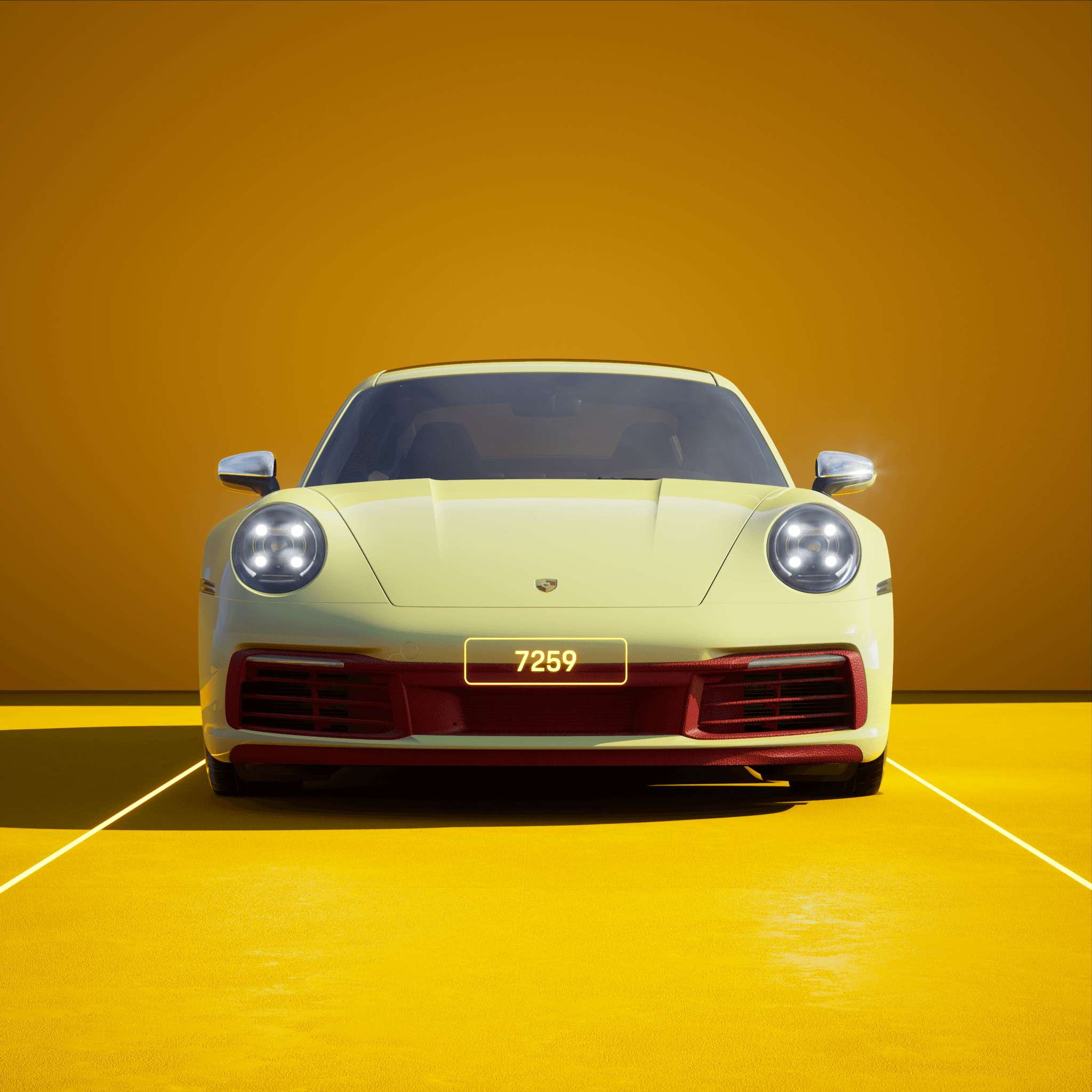 The PORSCHΞ 911 7259 image in phase