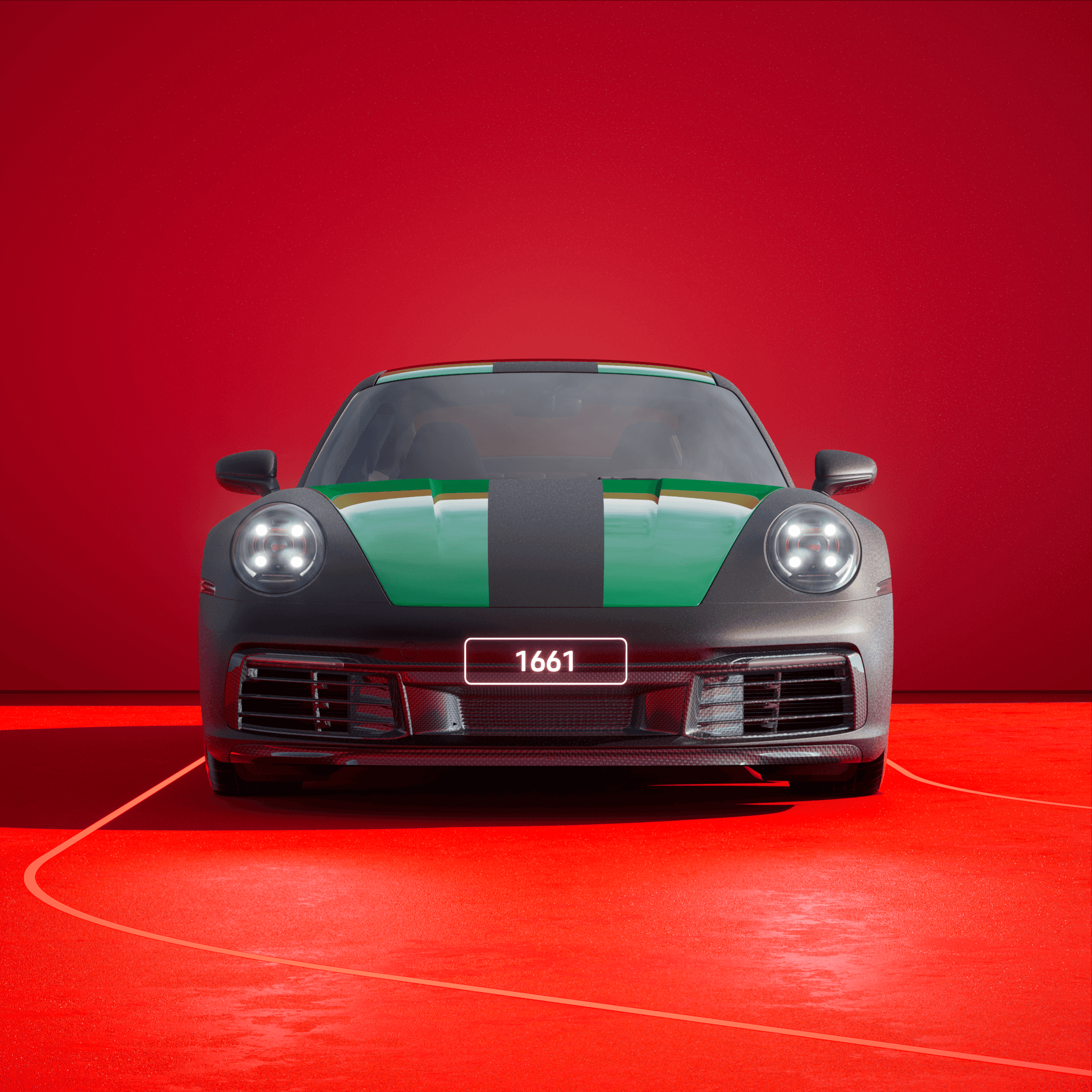 The PORSCHΞ 911 1661 image in phase