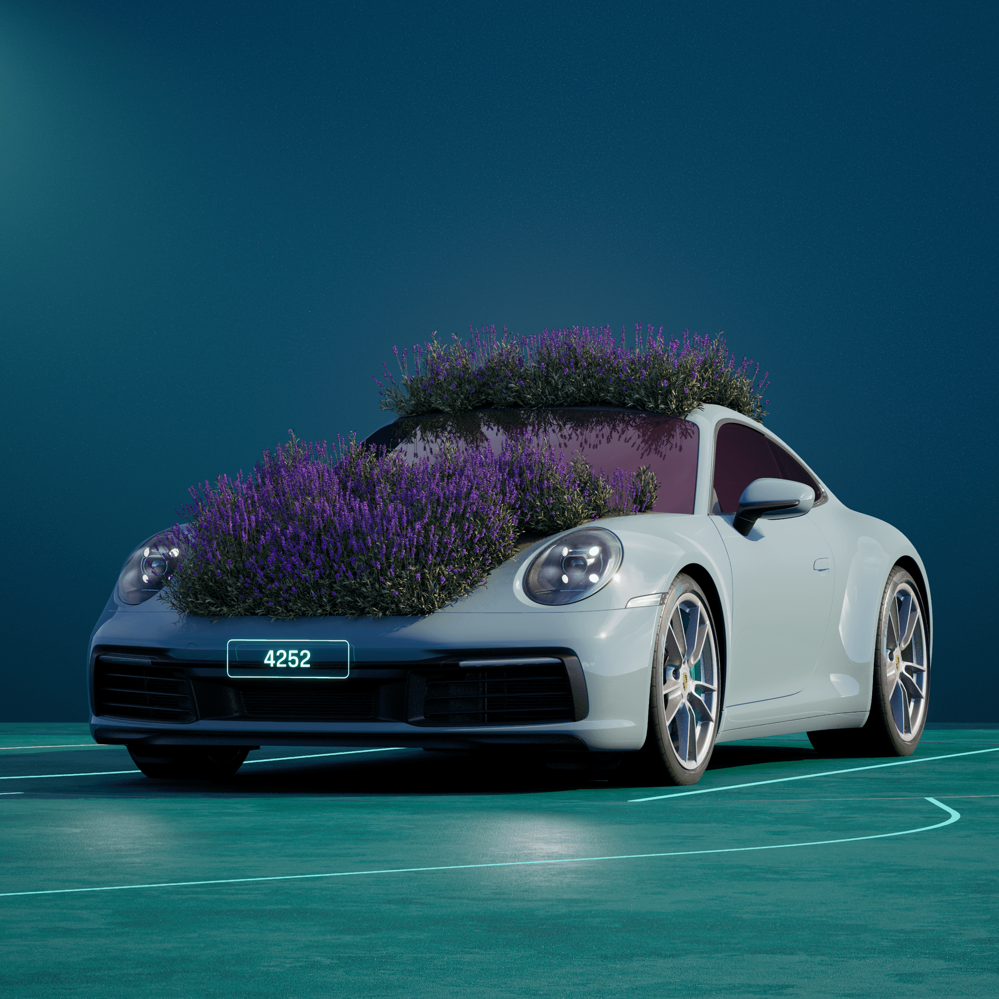 The PORSCHΞ 911 4252 image in phase