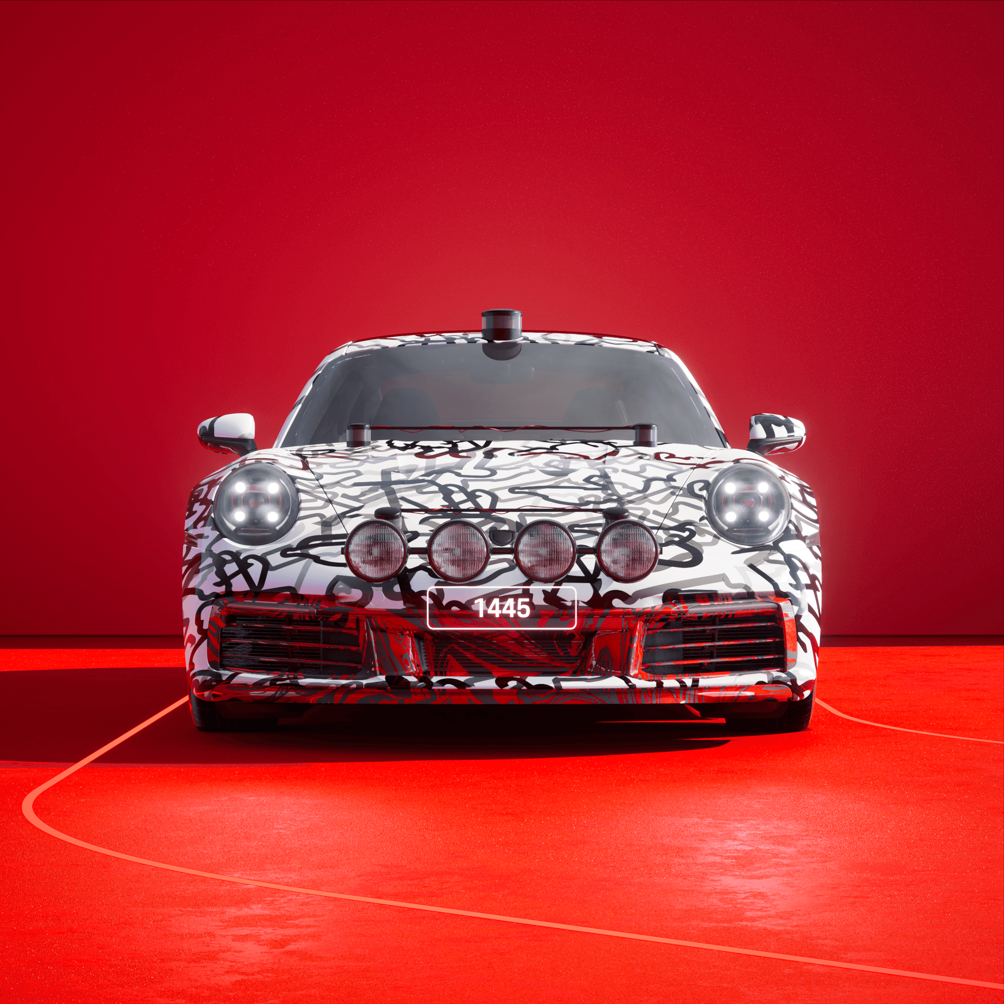 The PORSCHΞ 911 1445 image in phase