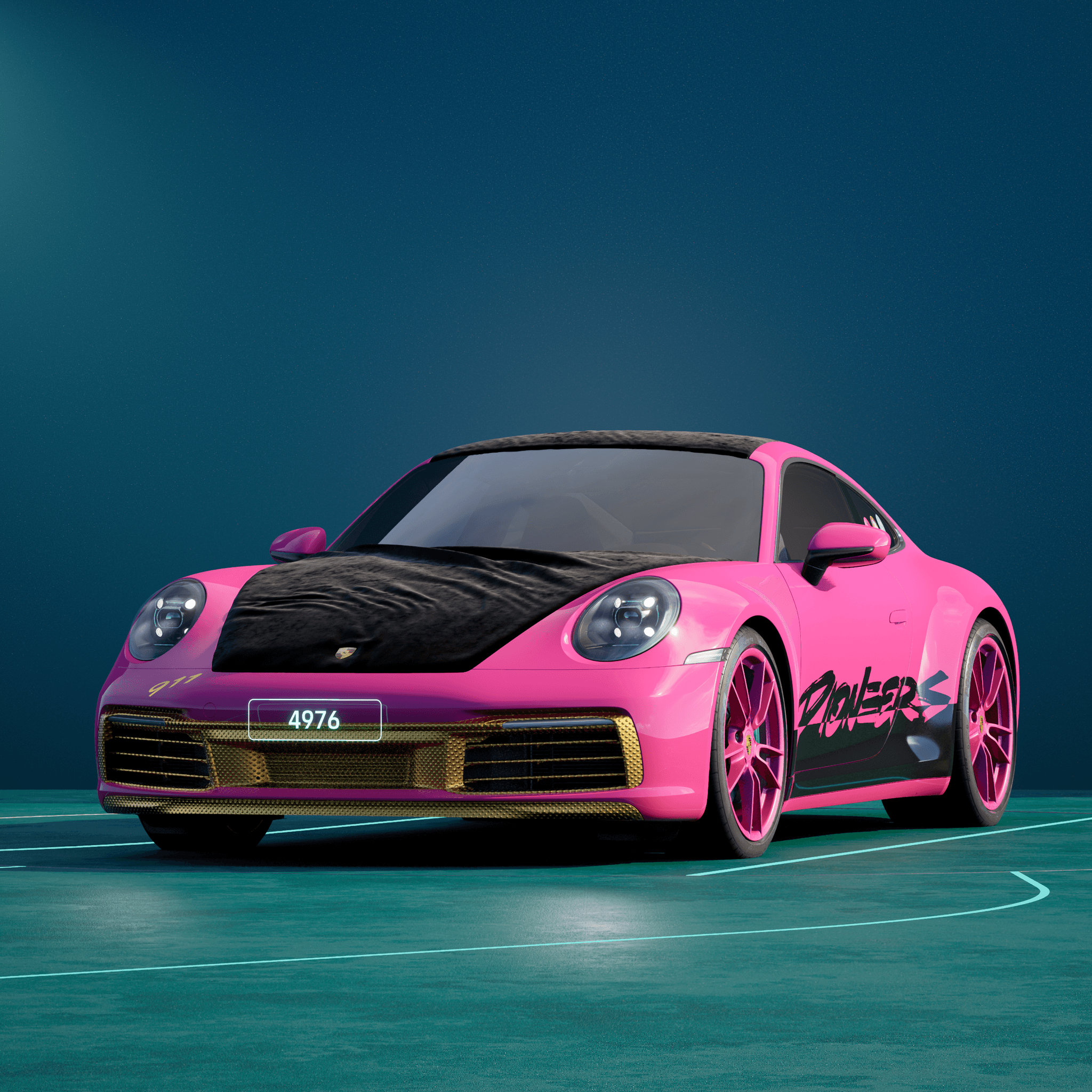 The PORSCHΞ 911 4976 image in phase
