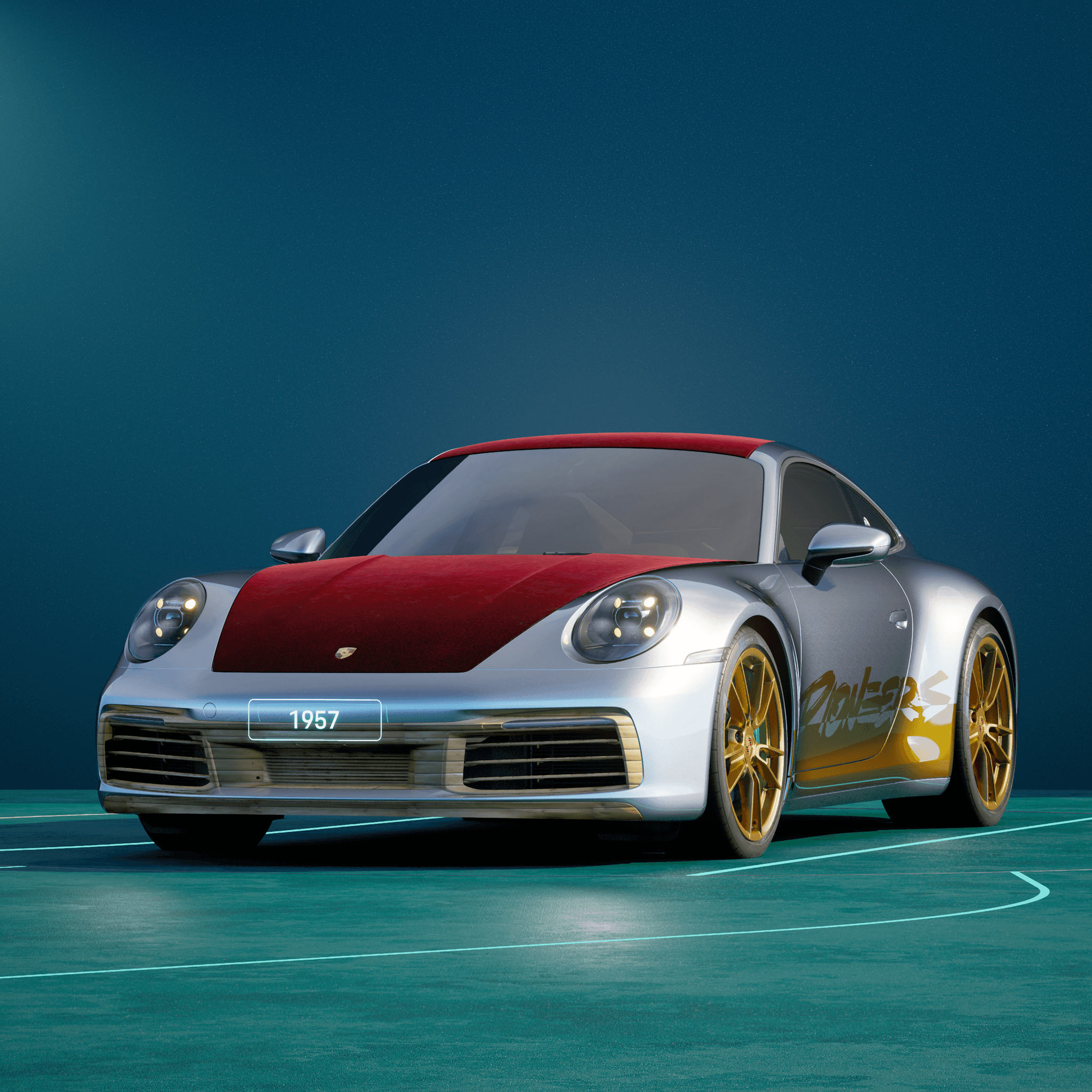 The PORSCHΞ 911 1957 image in phase