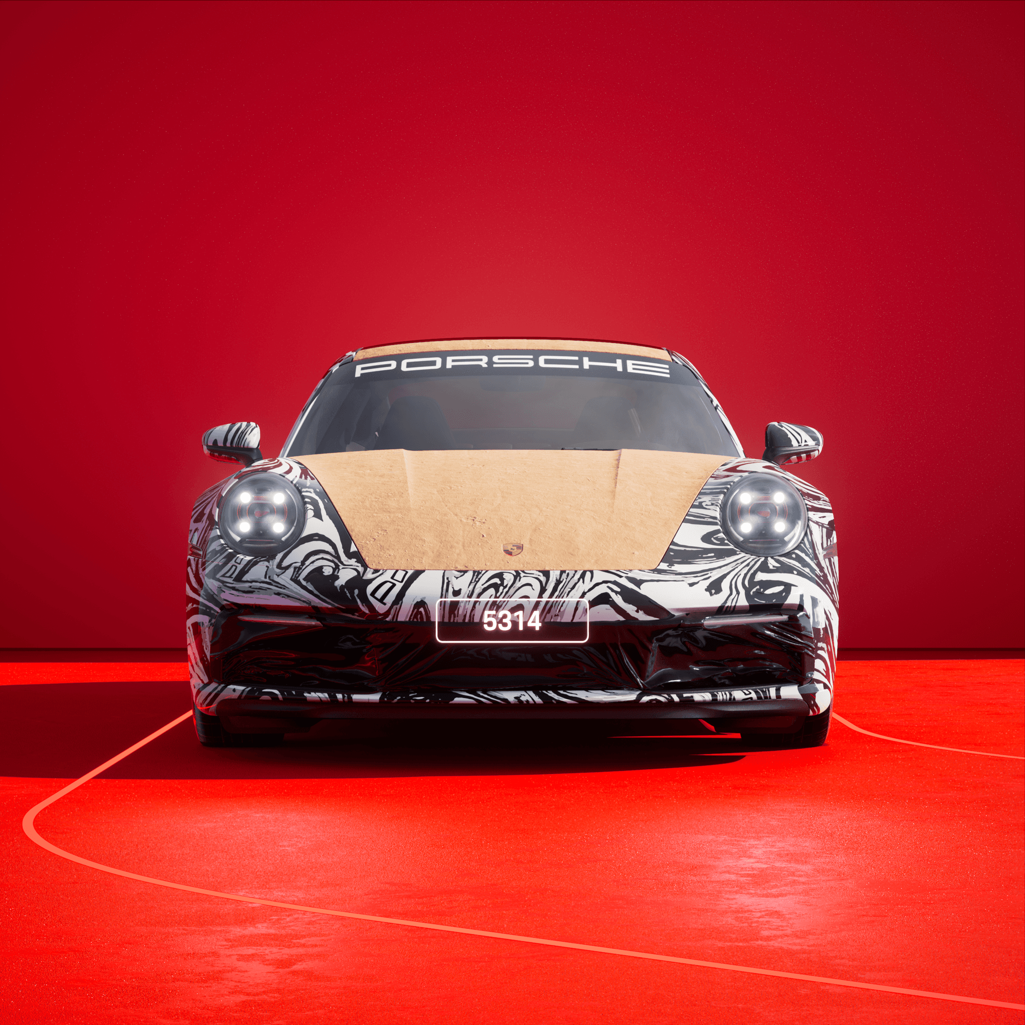 The PORSCHΞ 911 5314 image in phase