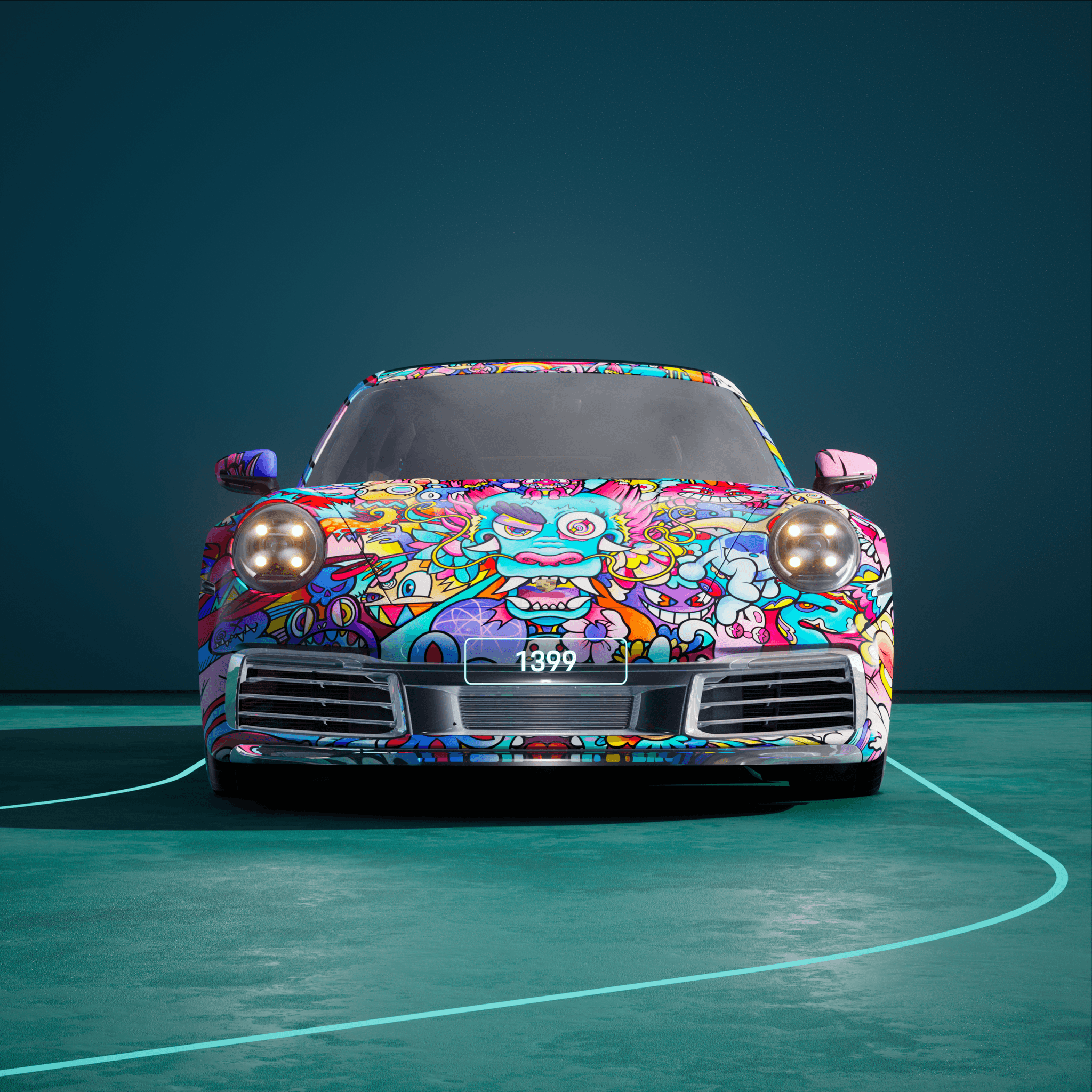 The PORSCHΞ 911 1399 image in phase