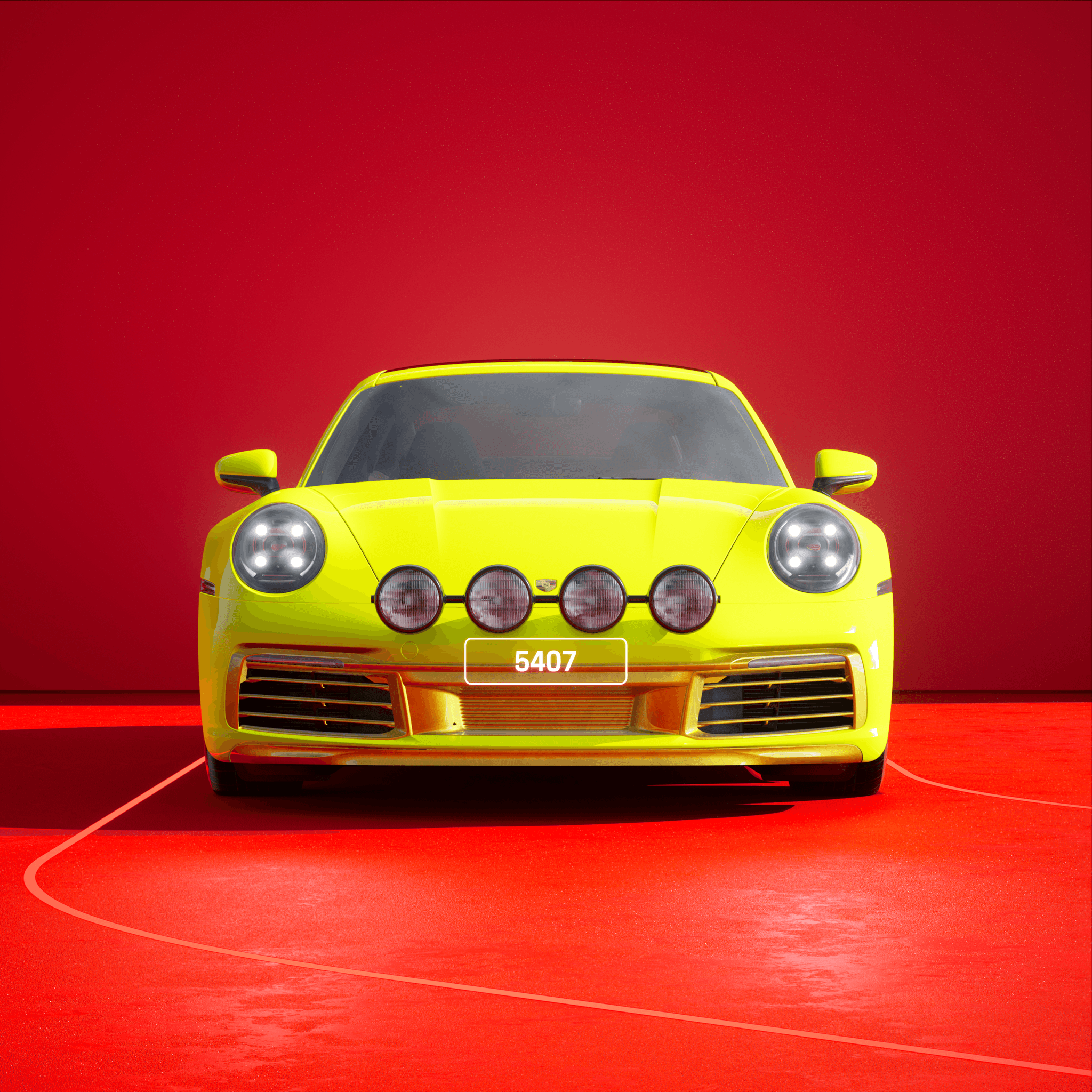 The PORSCHΞ 911 5407 image in phase