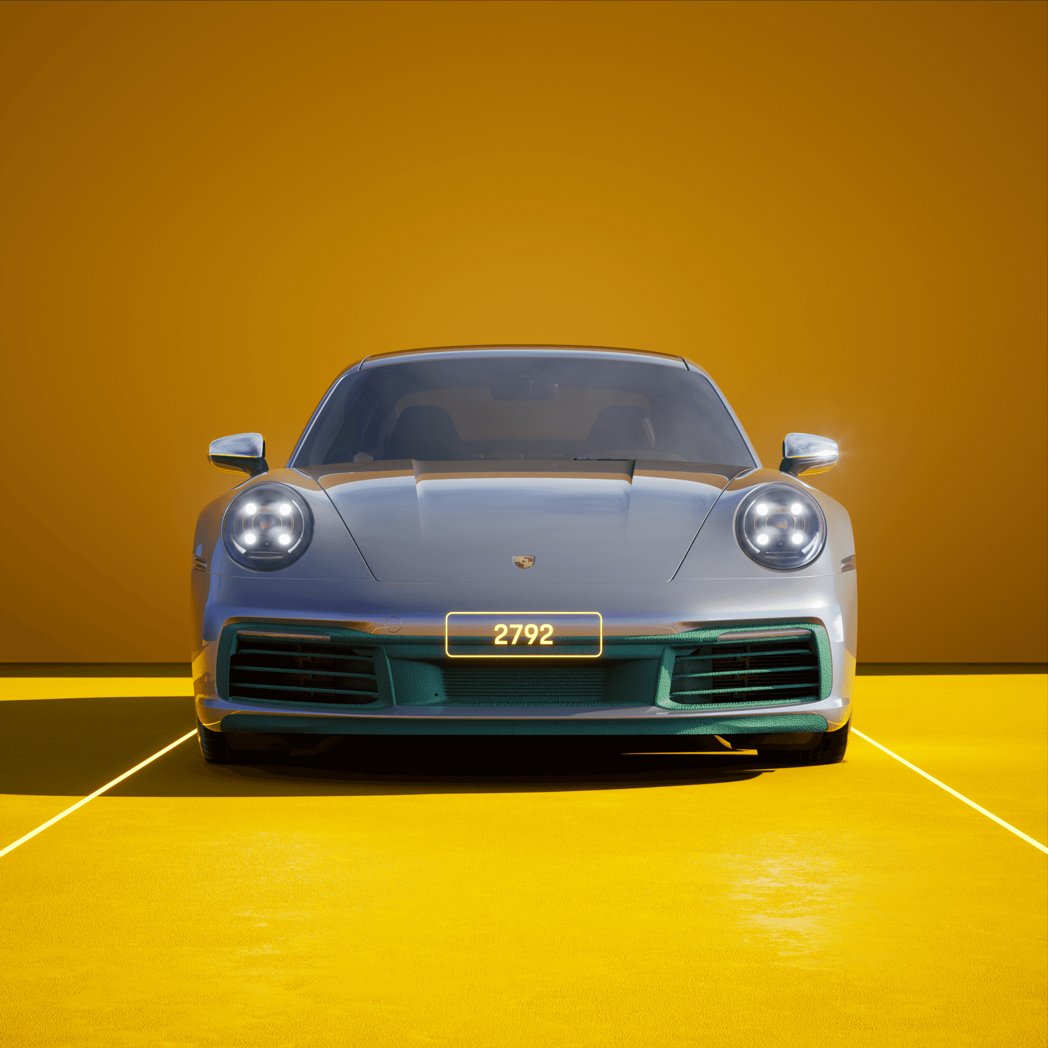 The PORSCHΞ 911 2792 image in phase