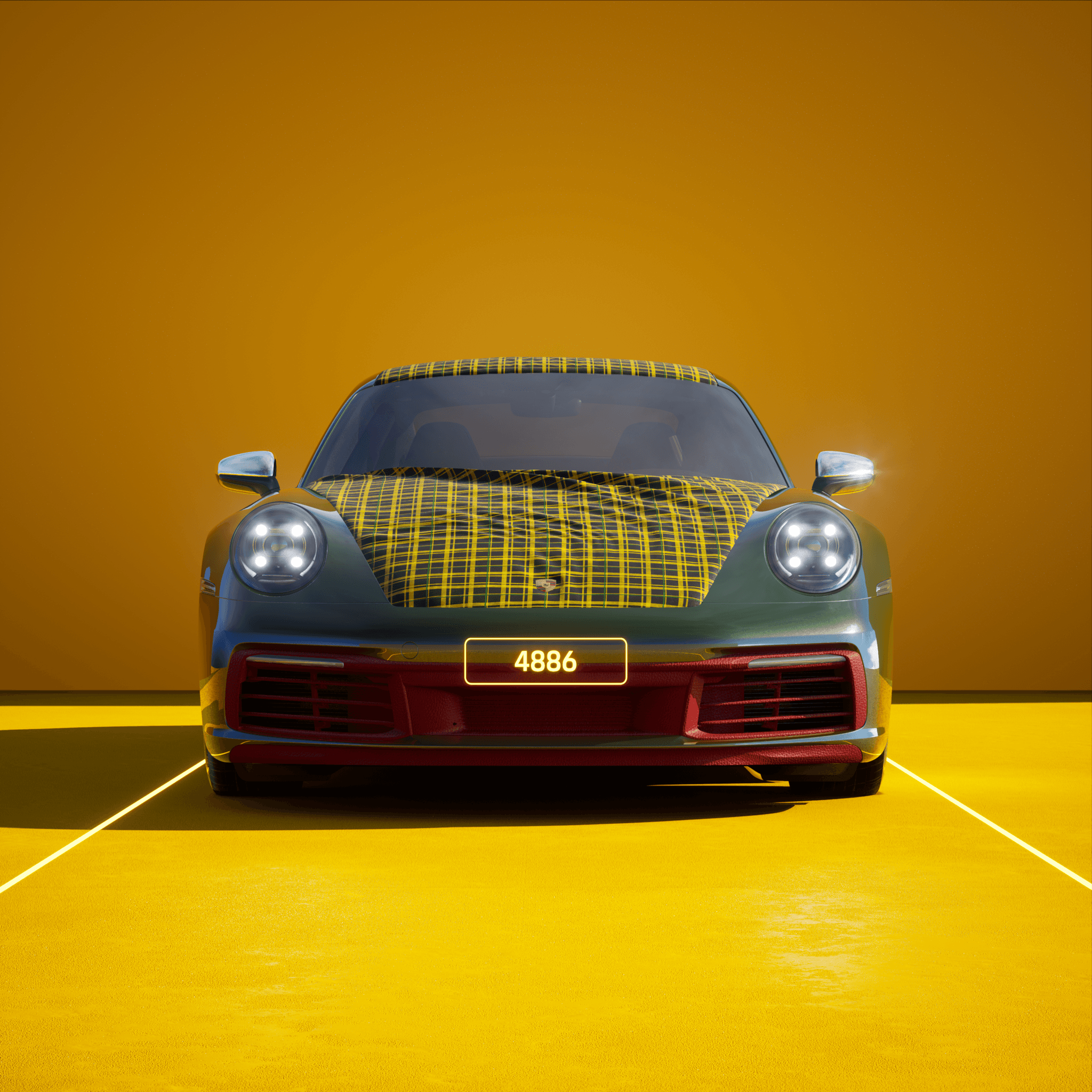 The PORSCHΞ 911 4886 image in phase