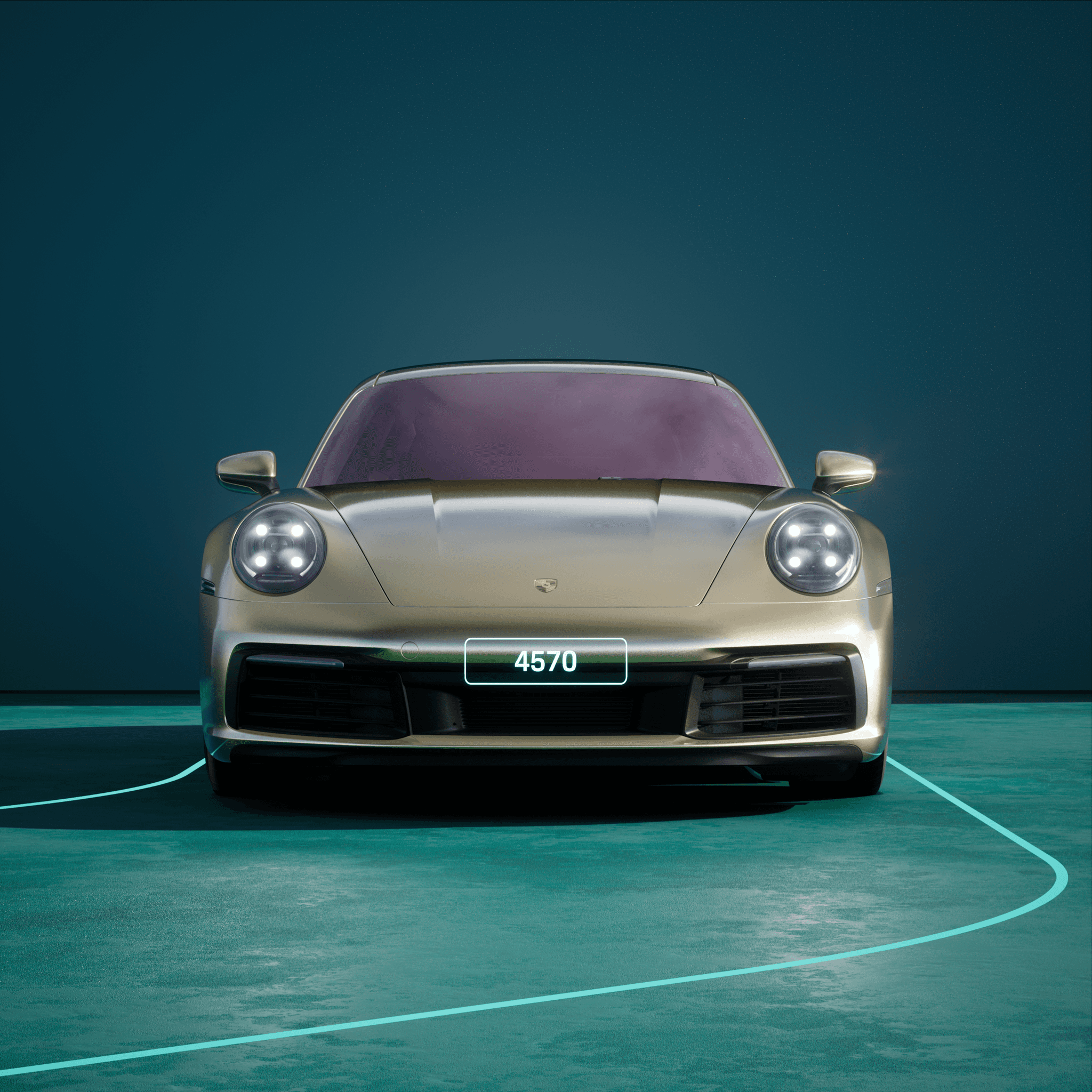 The PORSCHΞ 911 4570 image in phase