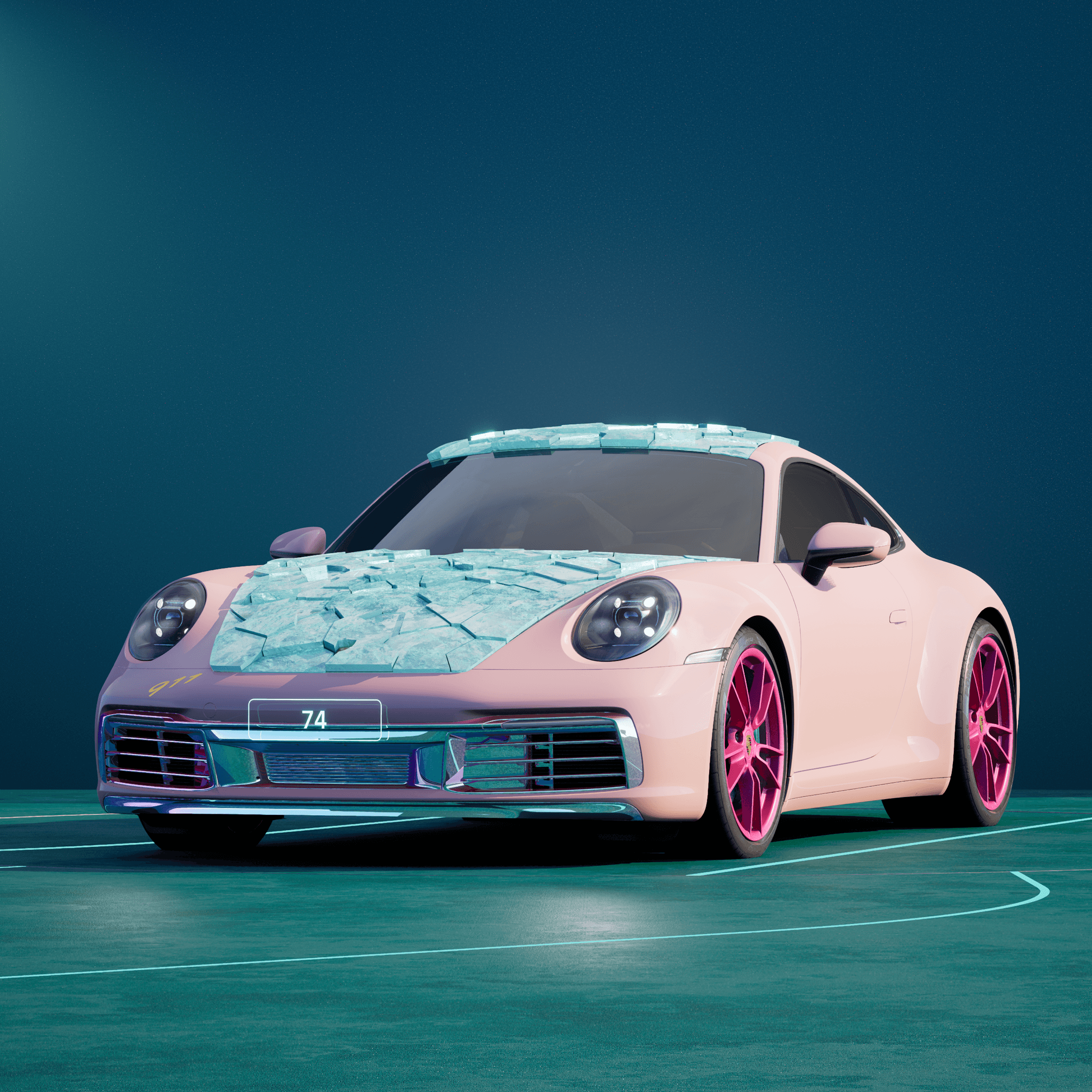 The PORSCHΞ 911 74 image in phase