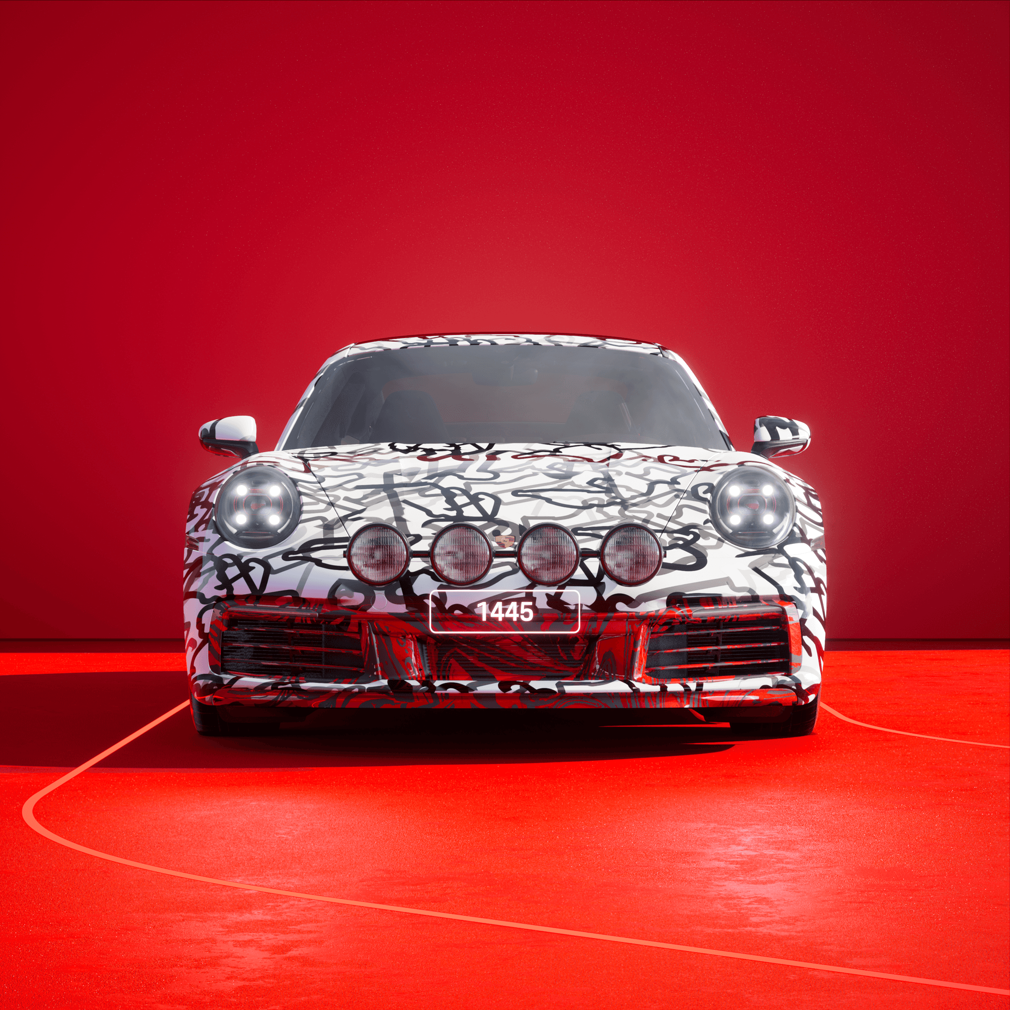 The PORSCHΞ 911 1445 image in phase