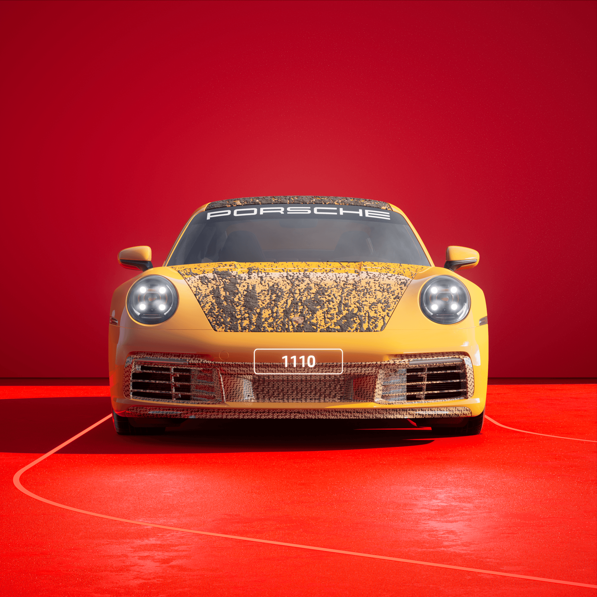 The PORSCHΞ 911 1110 image in phase