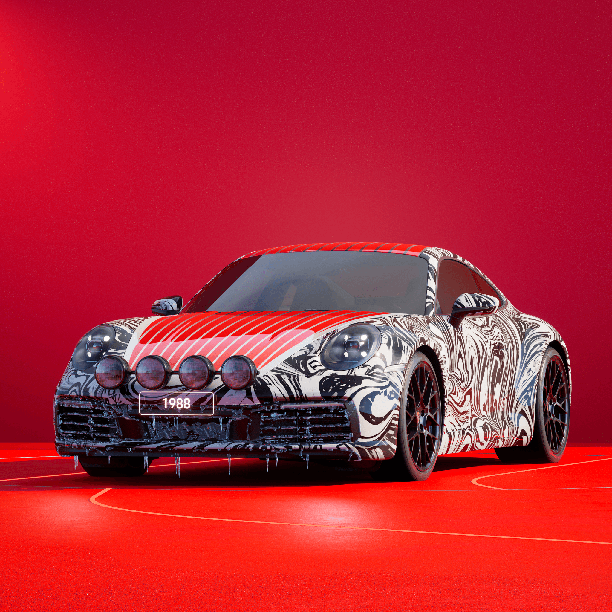 The PORSCHΞ 911 1988 image in phase