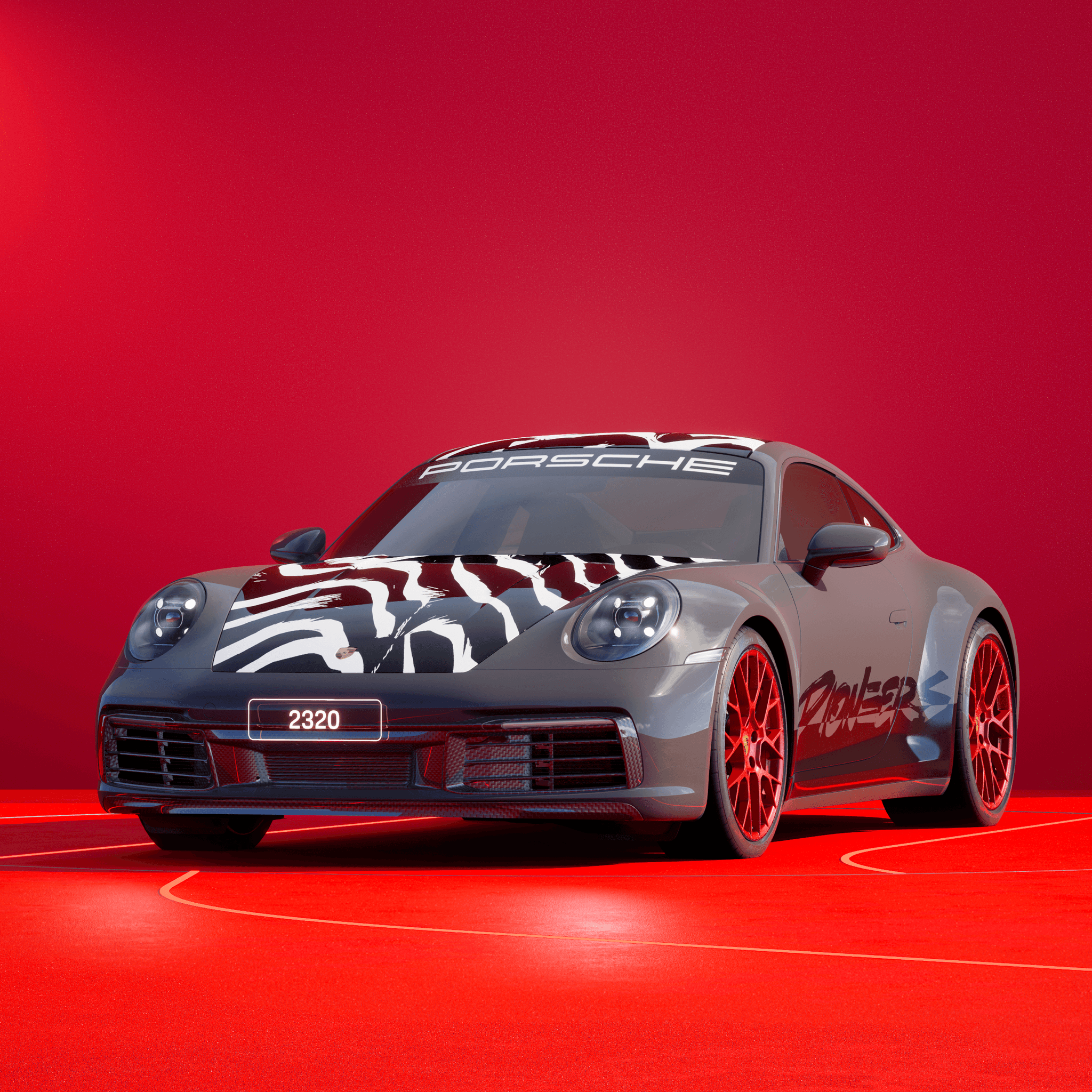 The PORSCHΞ 911 2320 image in phase