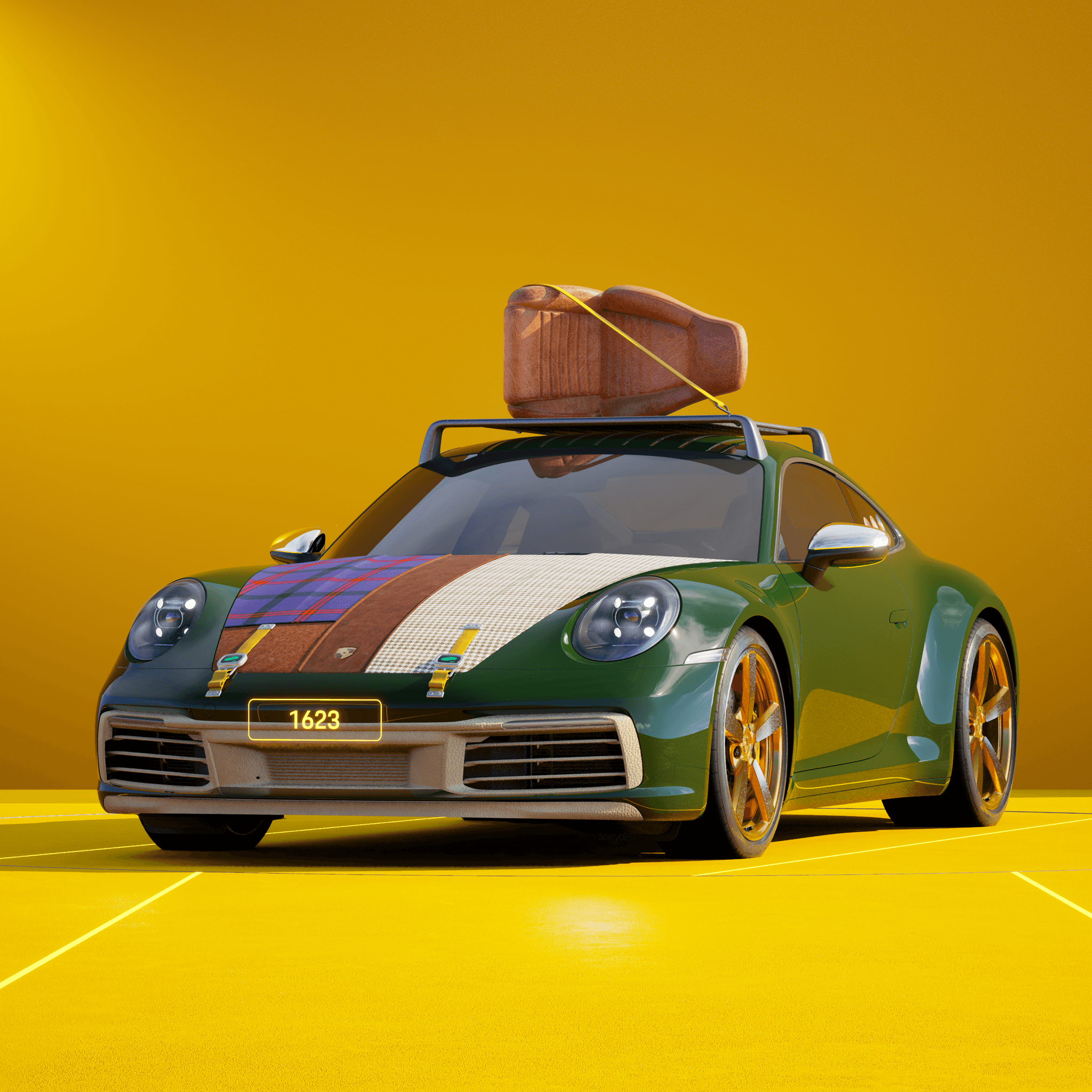 The PORSCHΞ 911 1623 image in phase