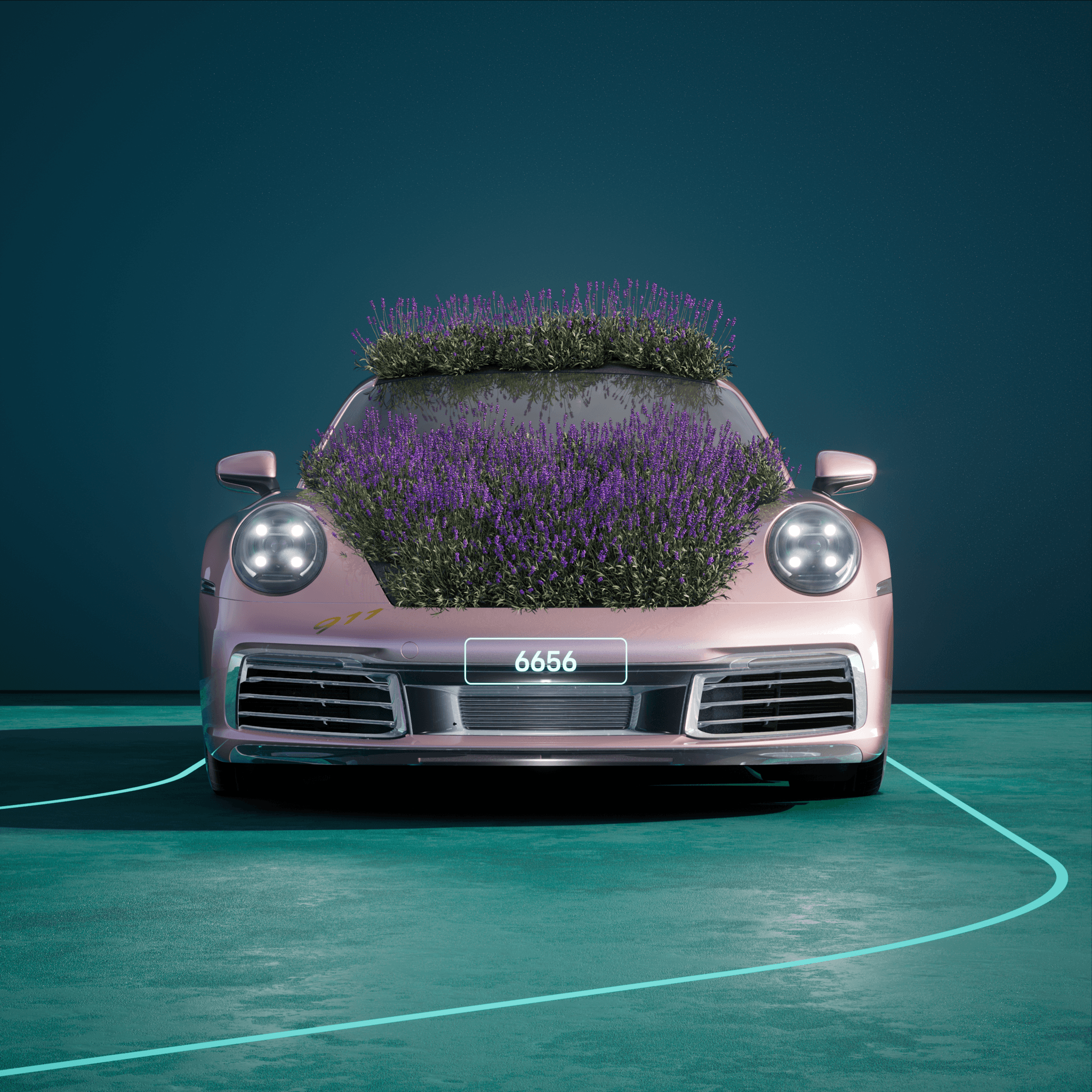 The PORSCHΞ 911 6656 image in phase