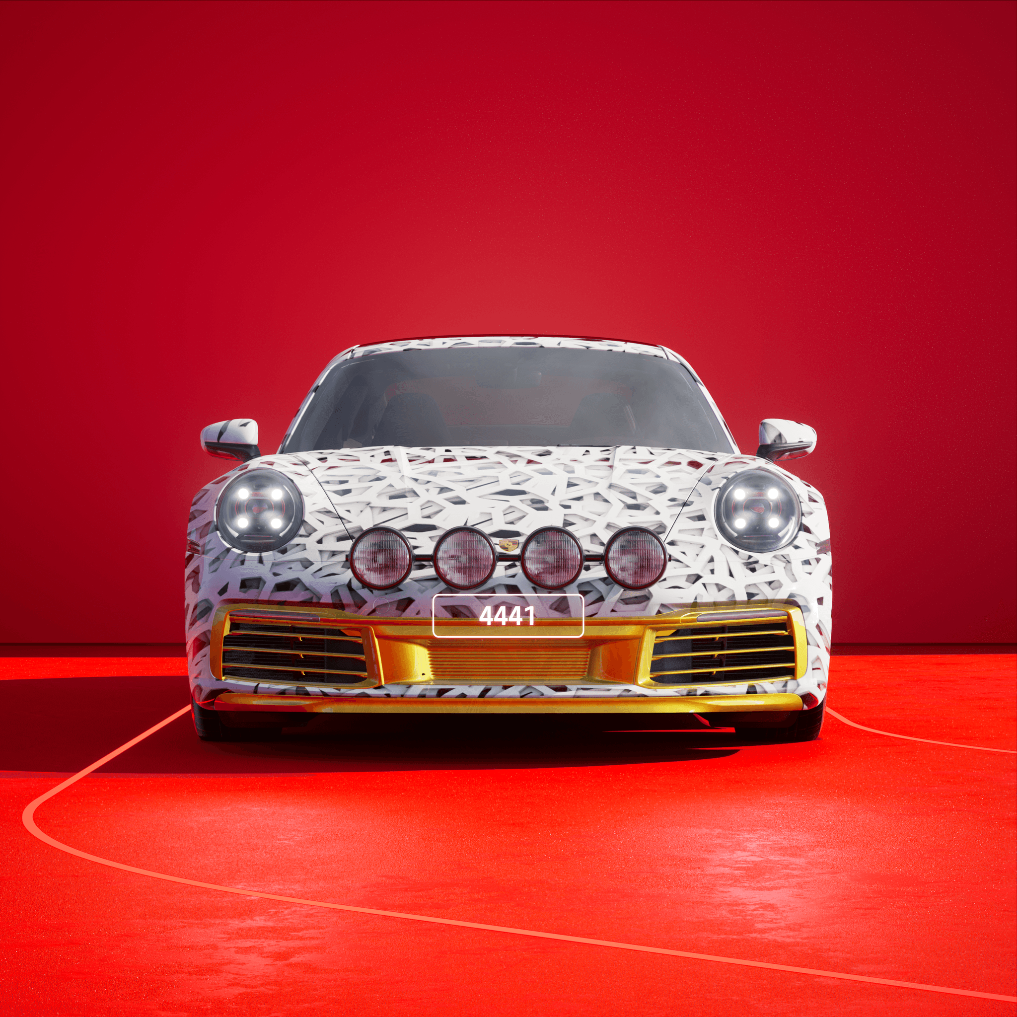 The PORSCHΞ 911 4441 image in phase