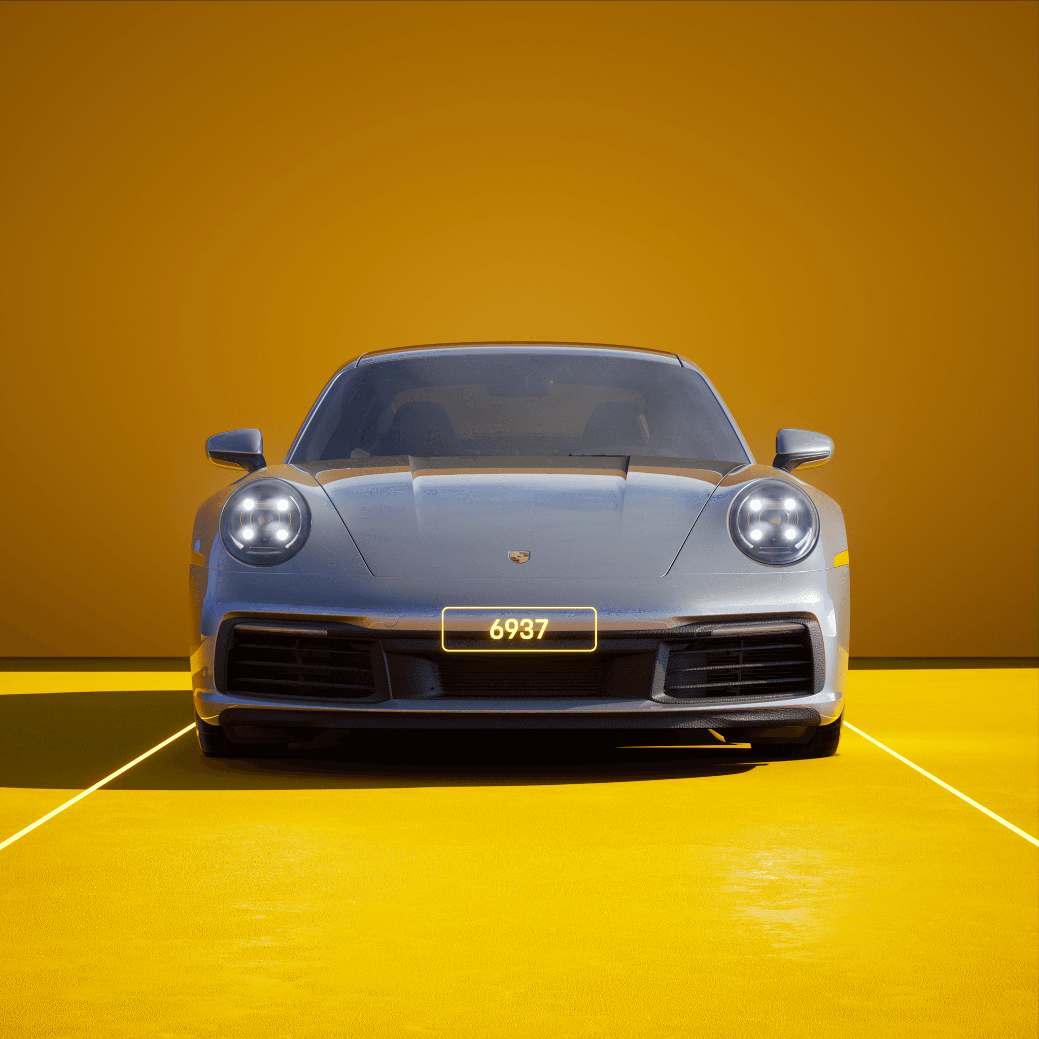 The PORSCHΞ 911 6937 image in phase