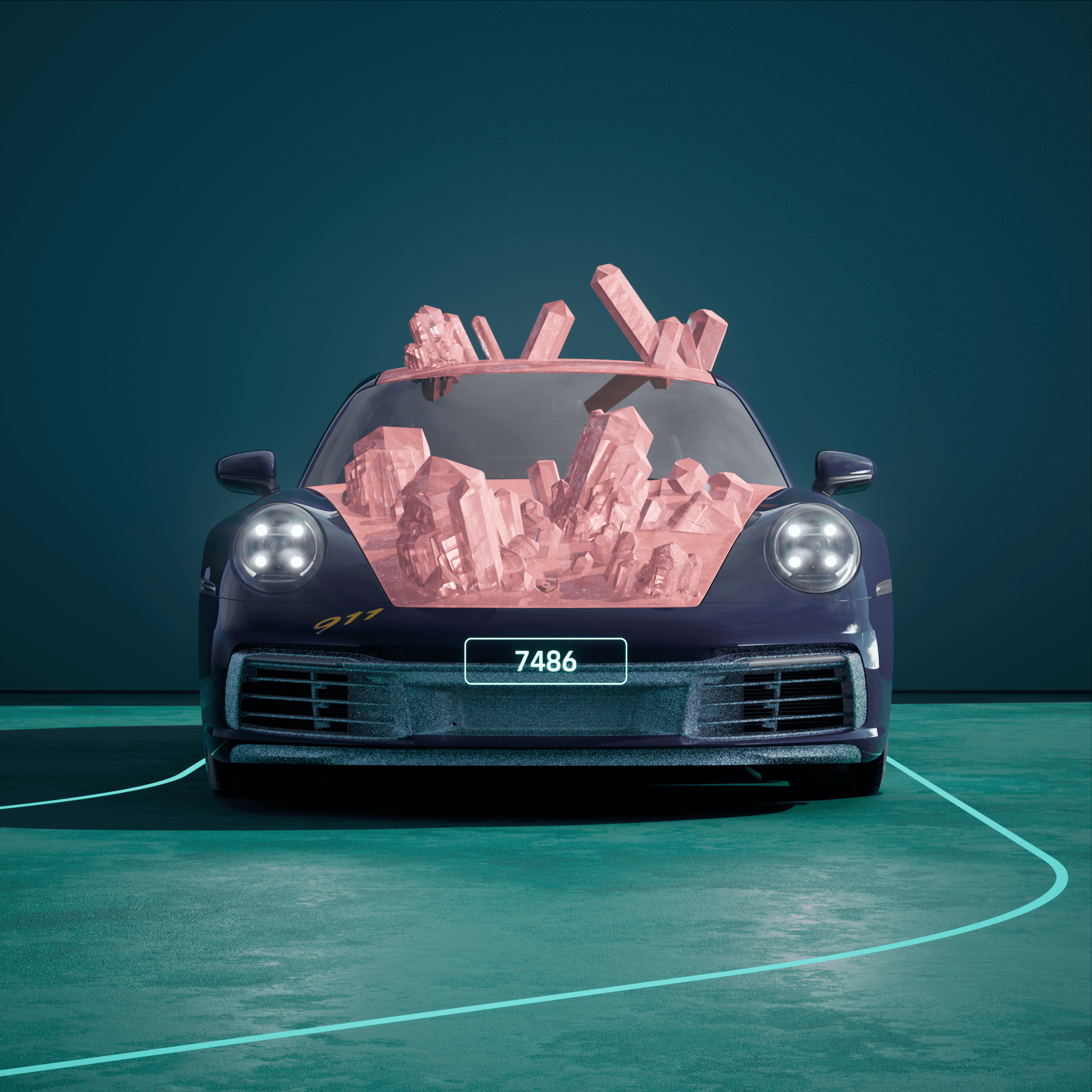The PORSCHΞ 911 7486 image in phase