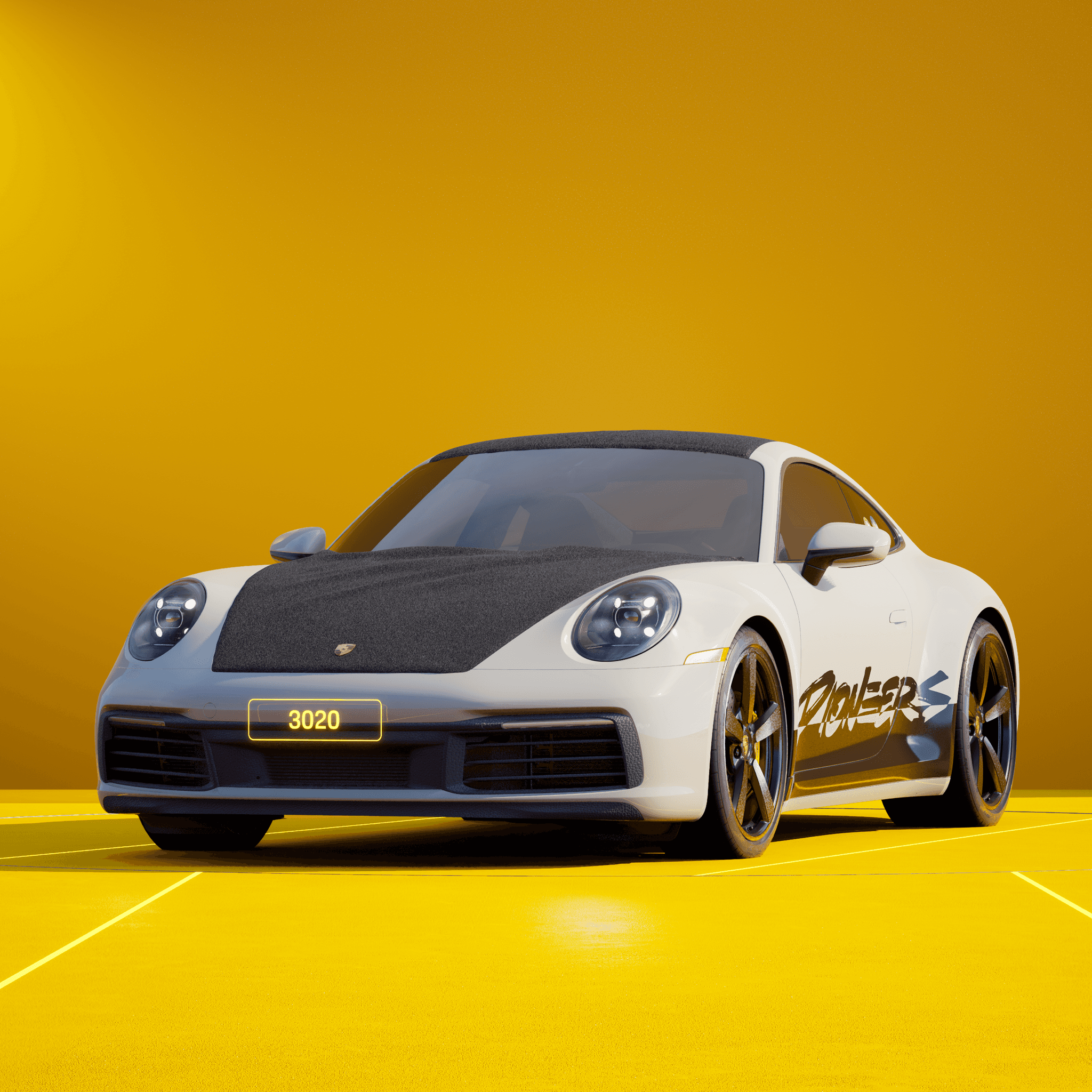 The PORSCHΞ 911 3020 image in phase