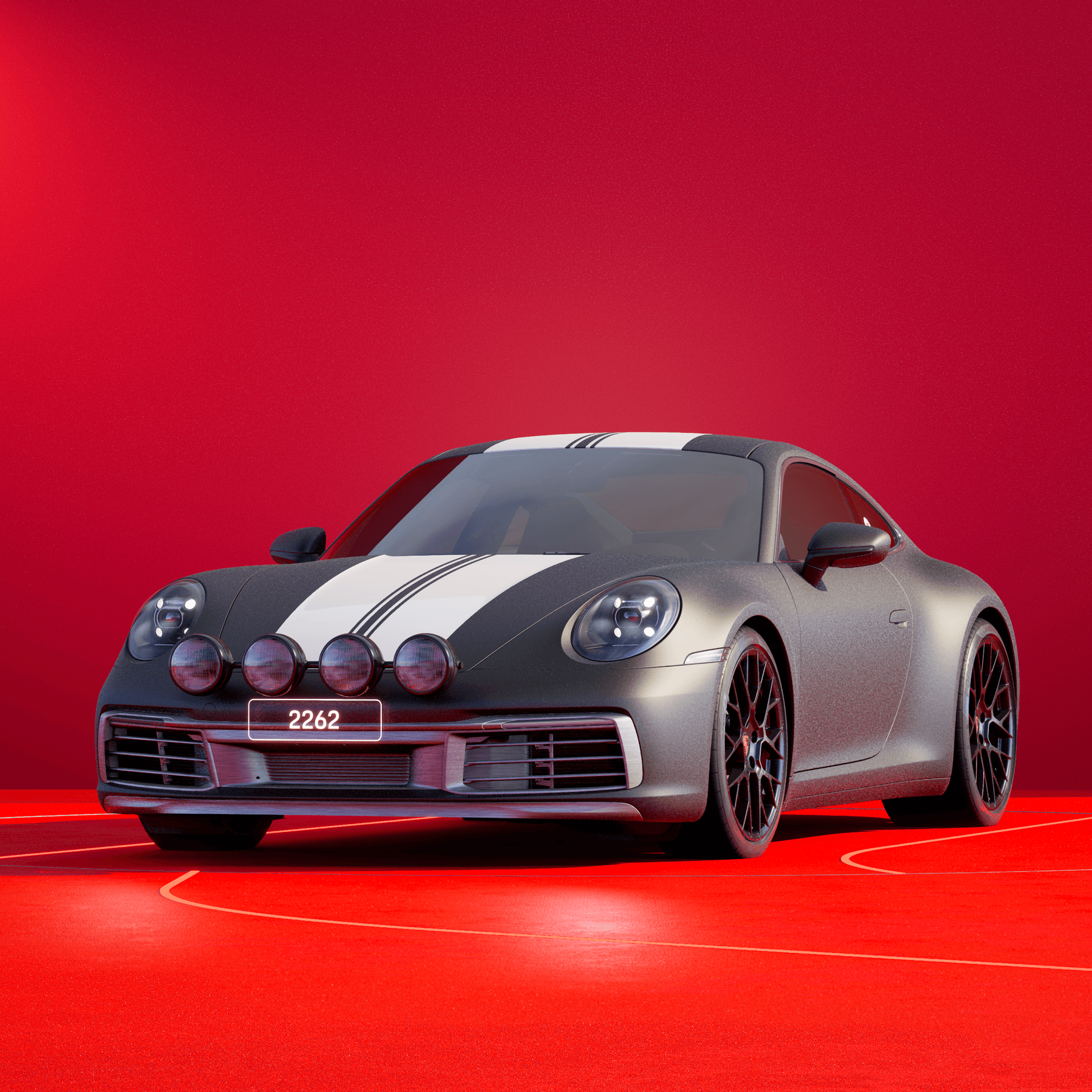 The PORSCHΞ 911 2262 image in phase