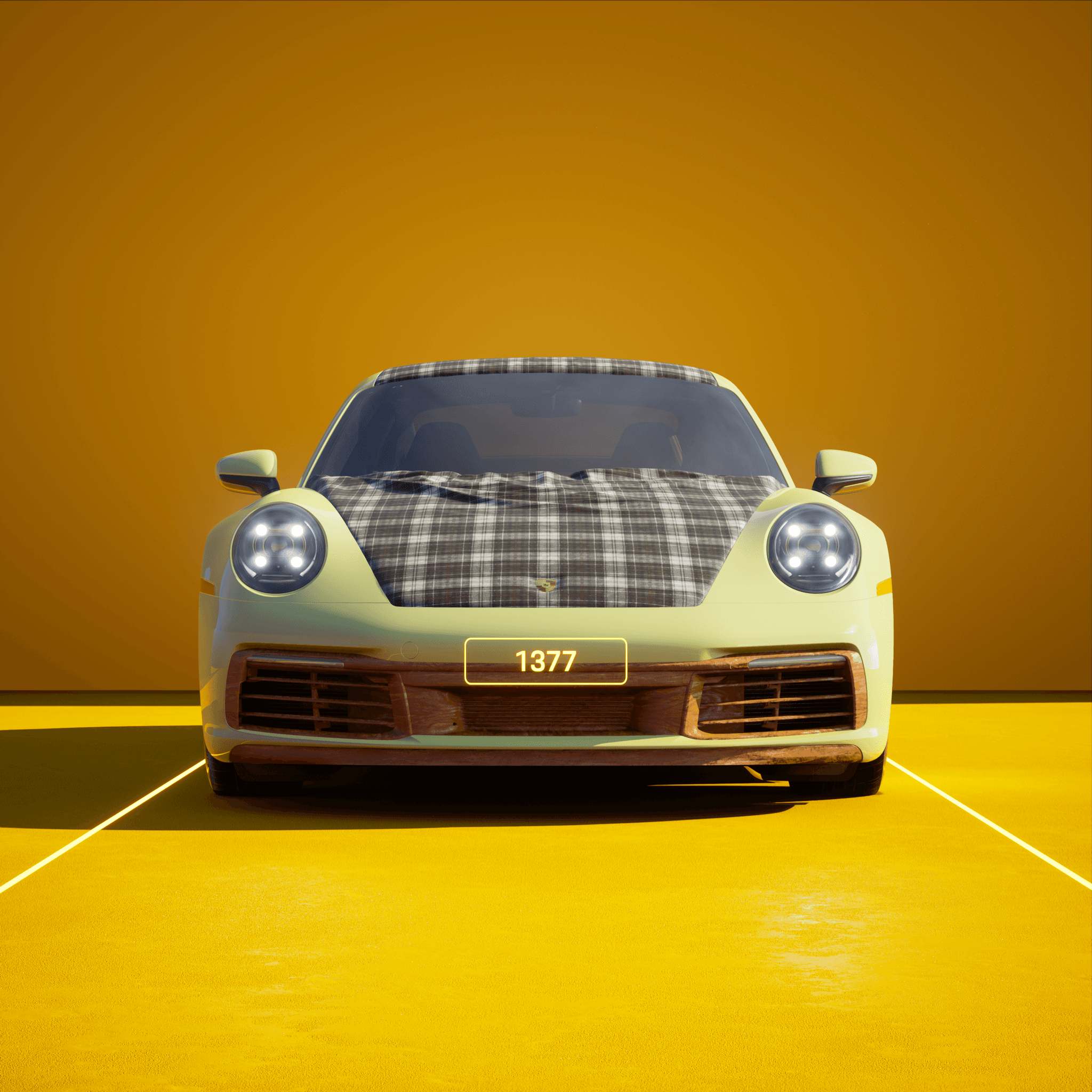 The PORSCHΞ 911 1377 image in phase