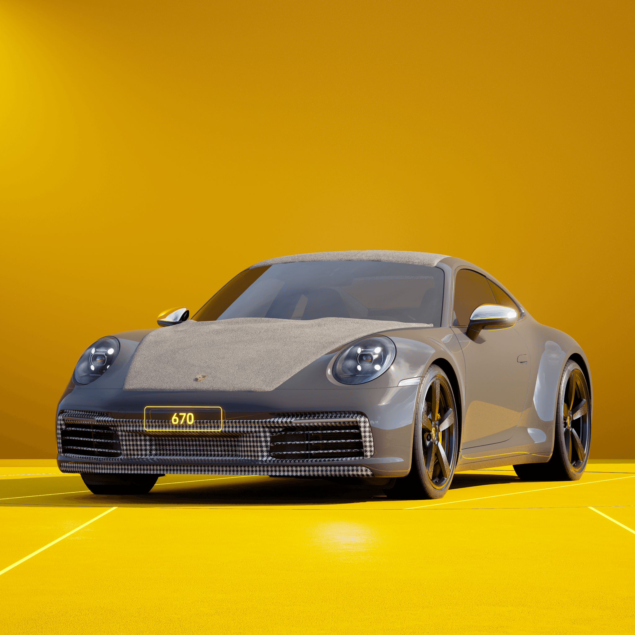 The PORSCHΞ 911 670 image in phase