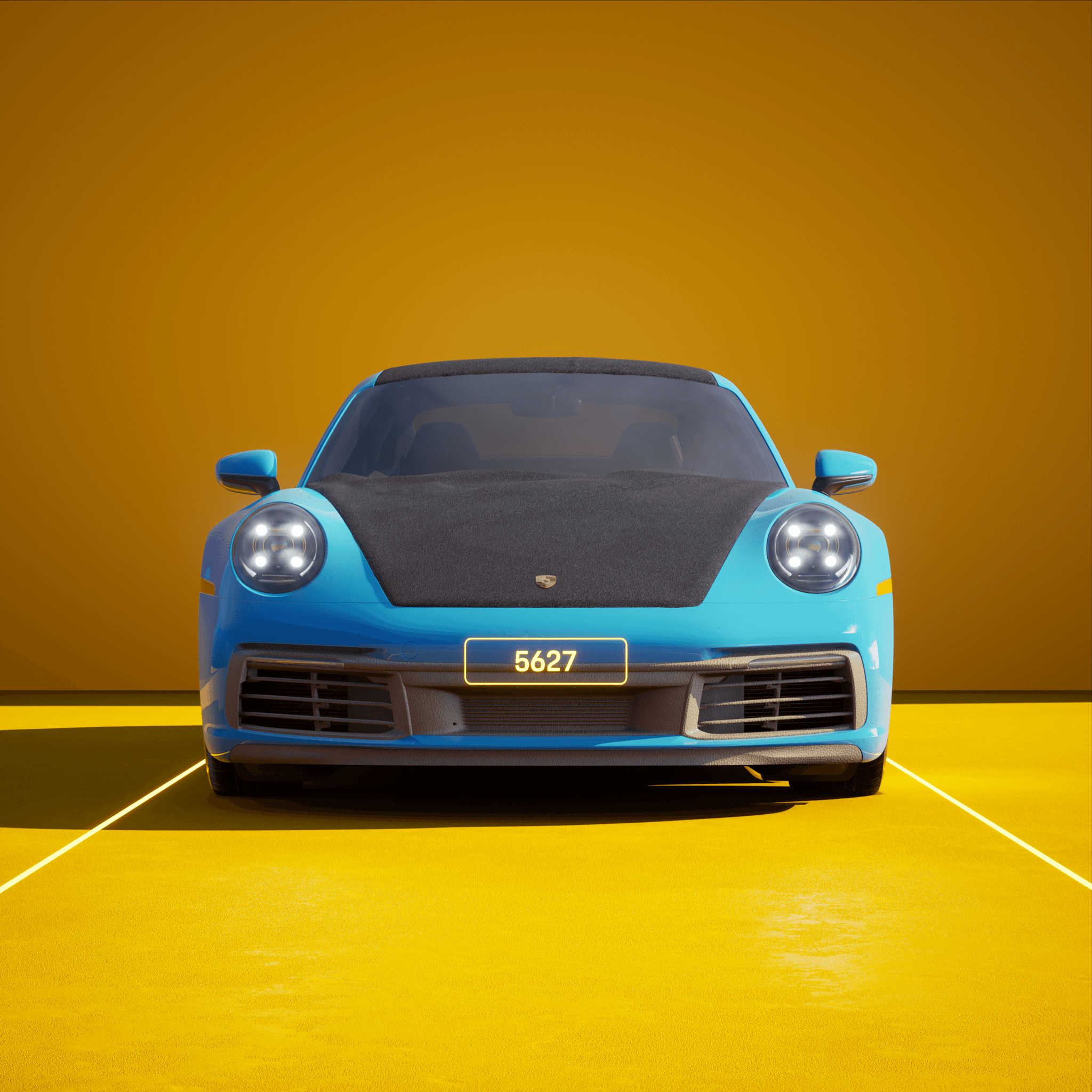The PORSCHΞ 911 5627 image in phase