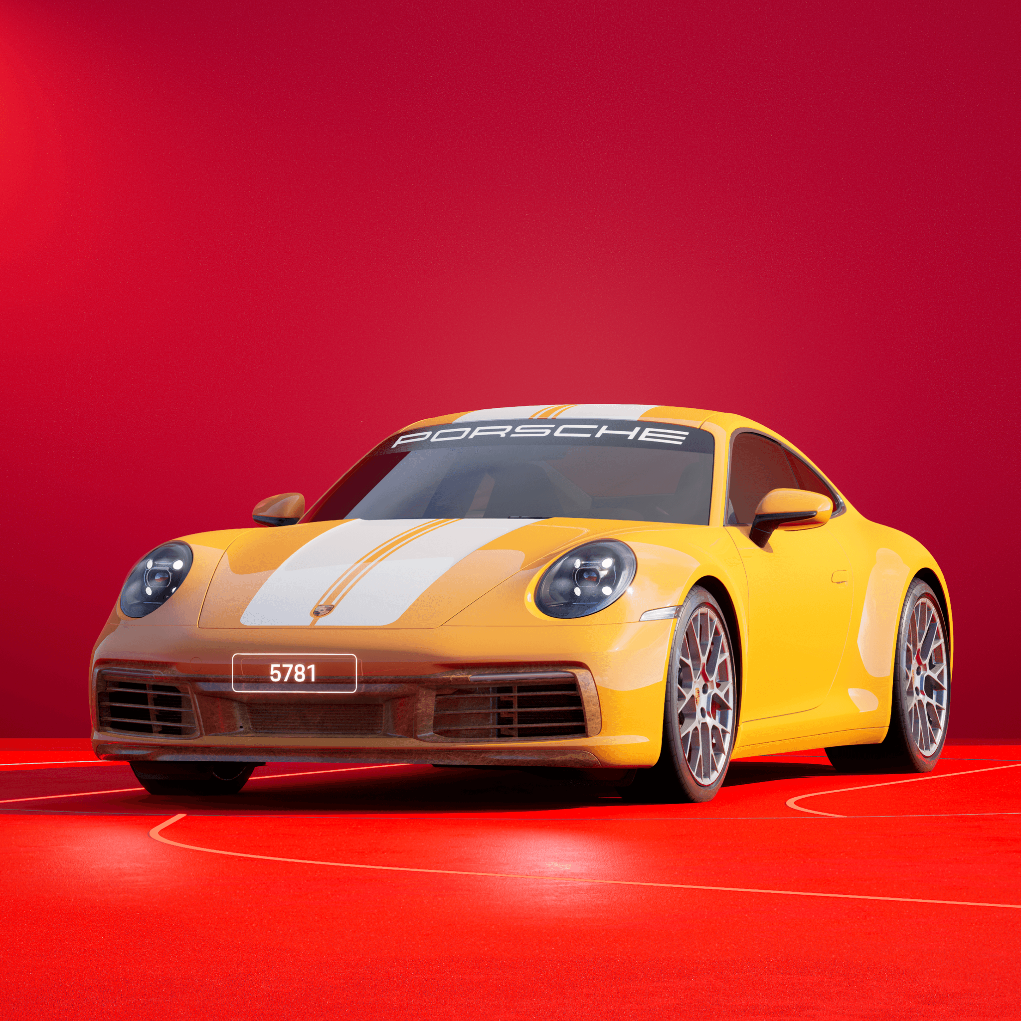 The PORSCHΞ 911 5781 image in phase