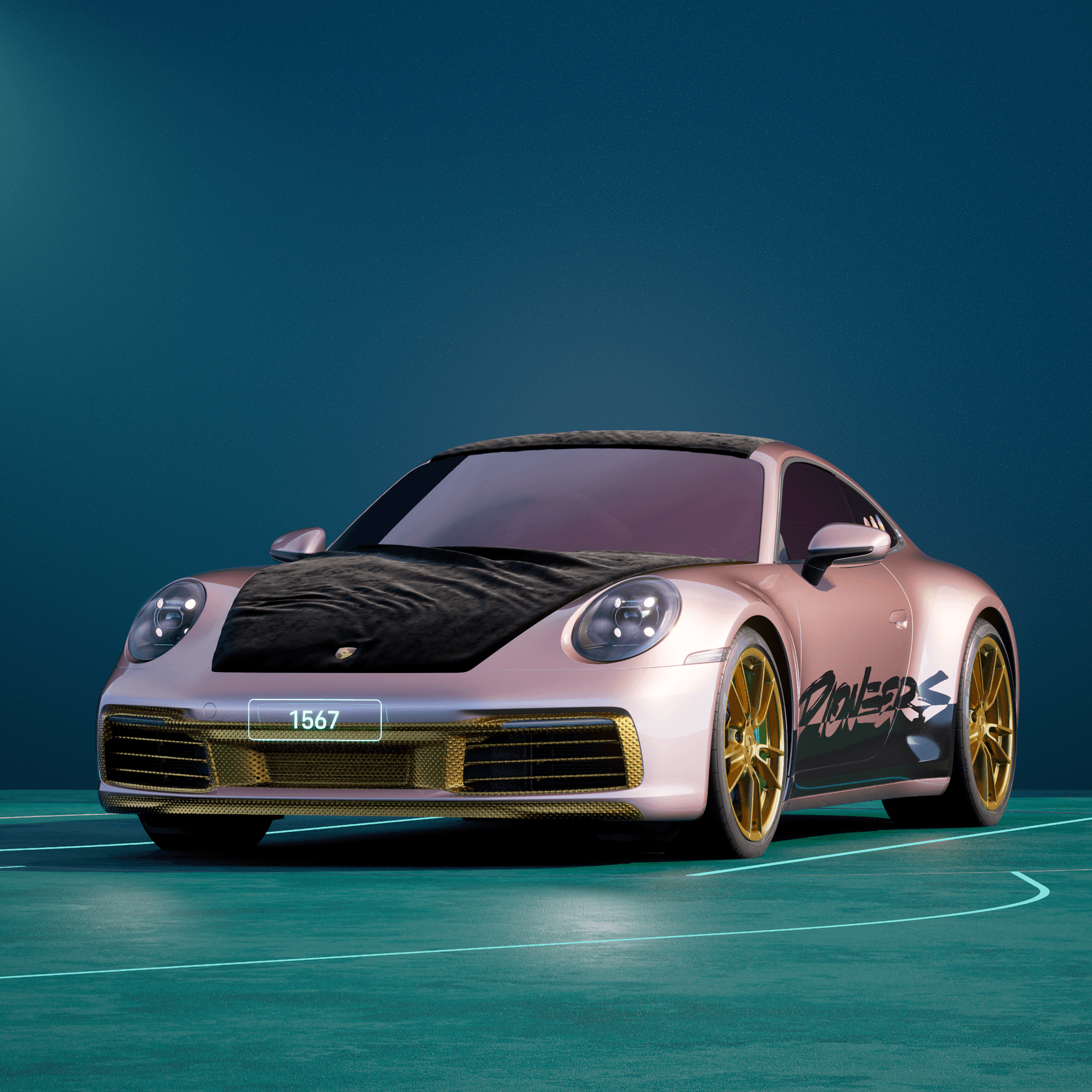 The PORSCHΞ 911 1567 image in phase