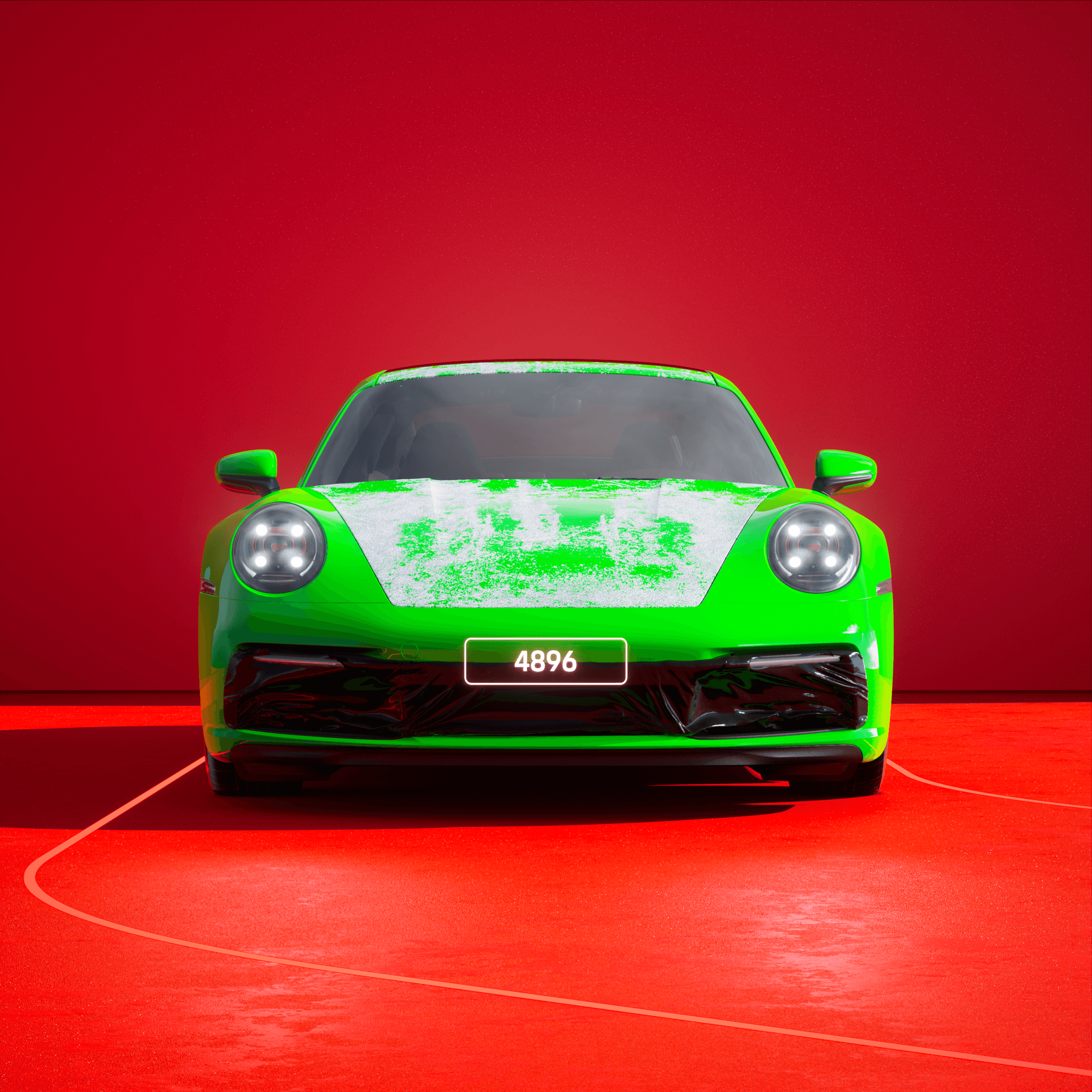 The PORSCHΞ 911 4896 image in phase