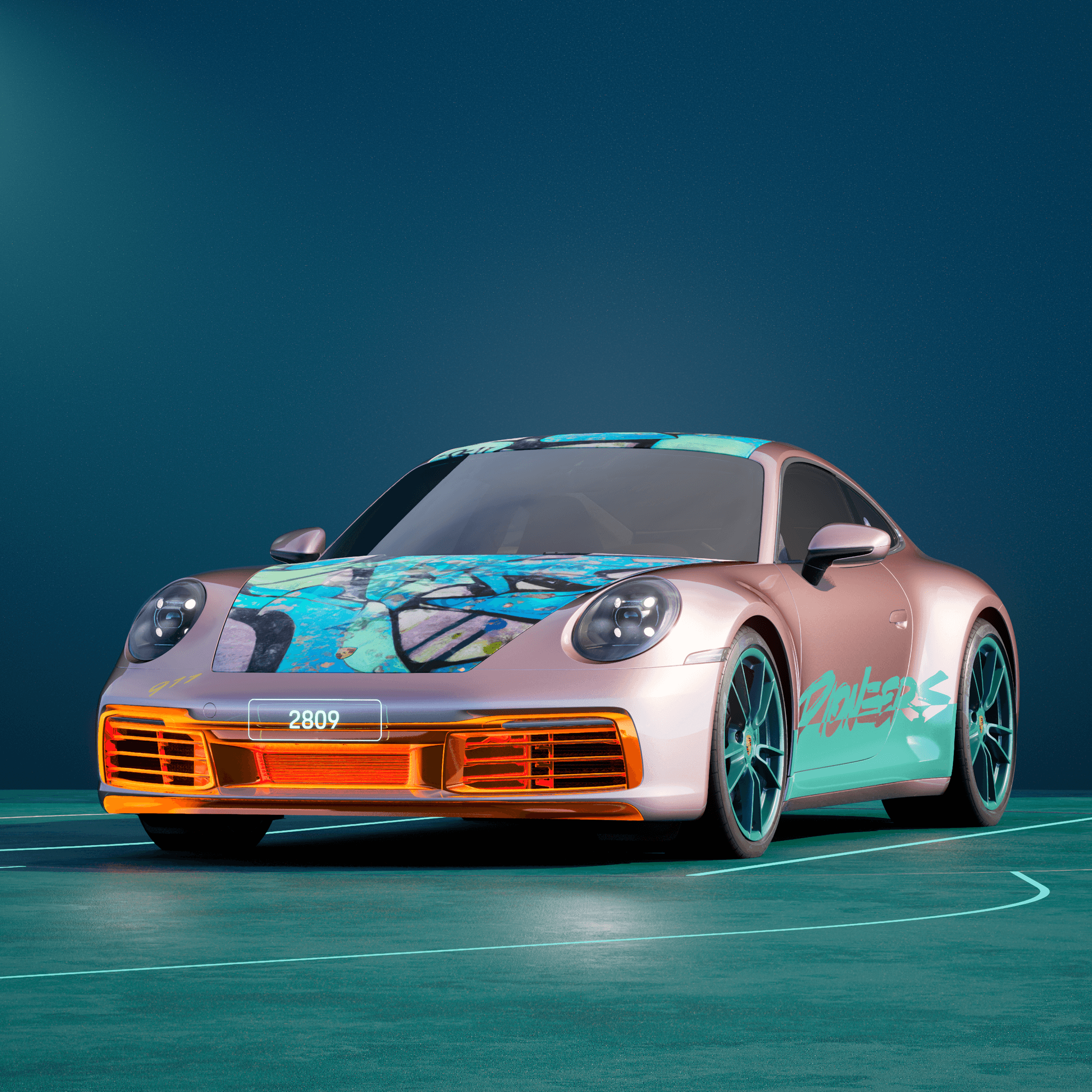 The PORSCHΞ 911 2809 image in phase