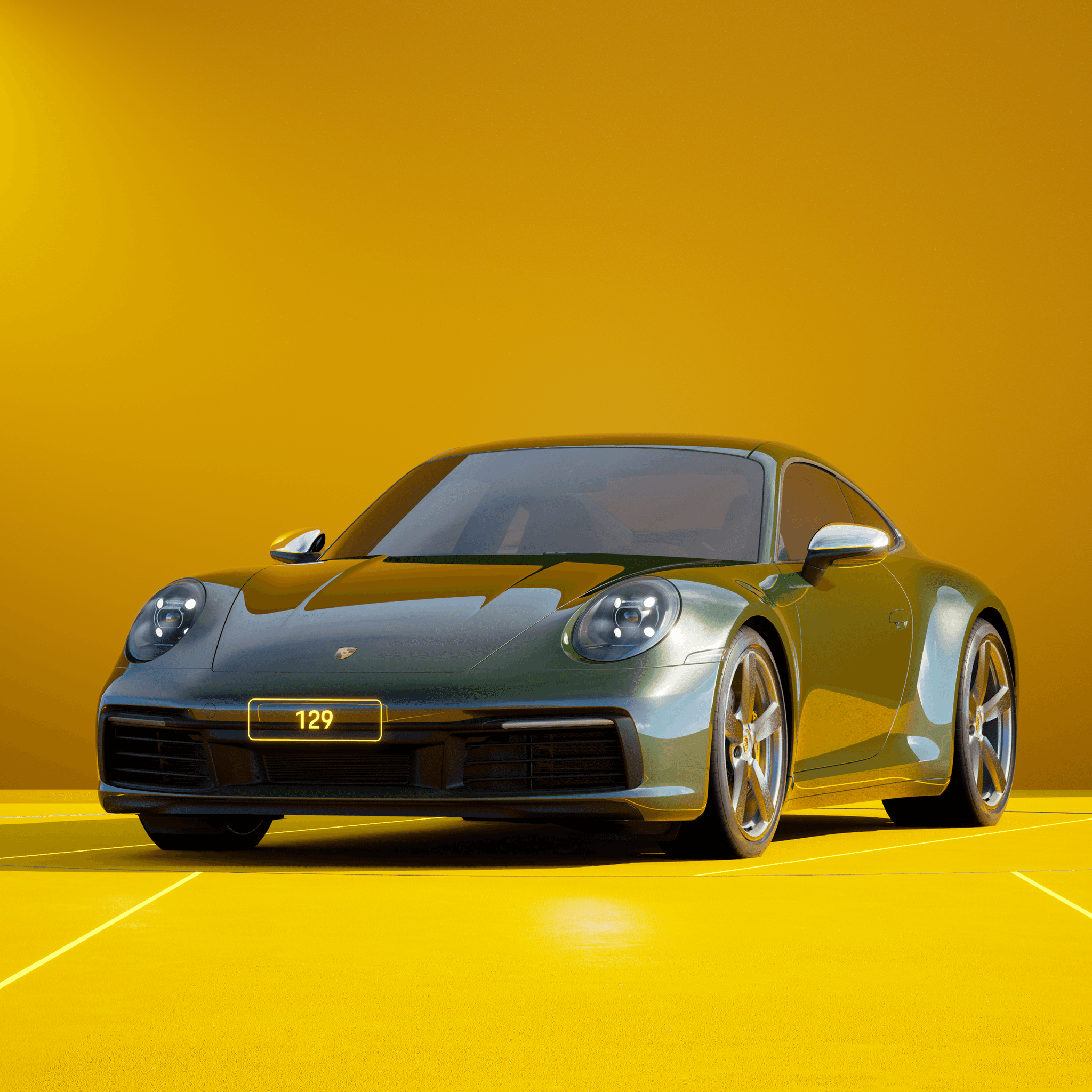 The PORSCHΞ 911 129 image in phase