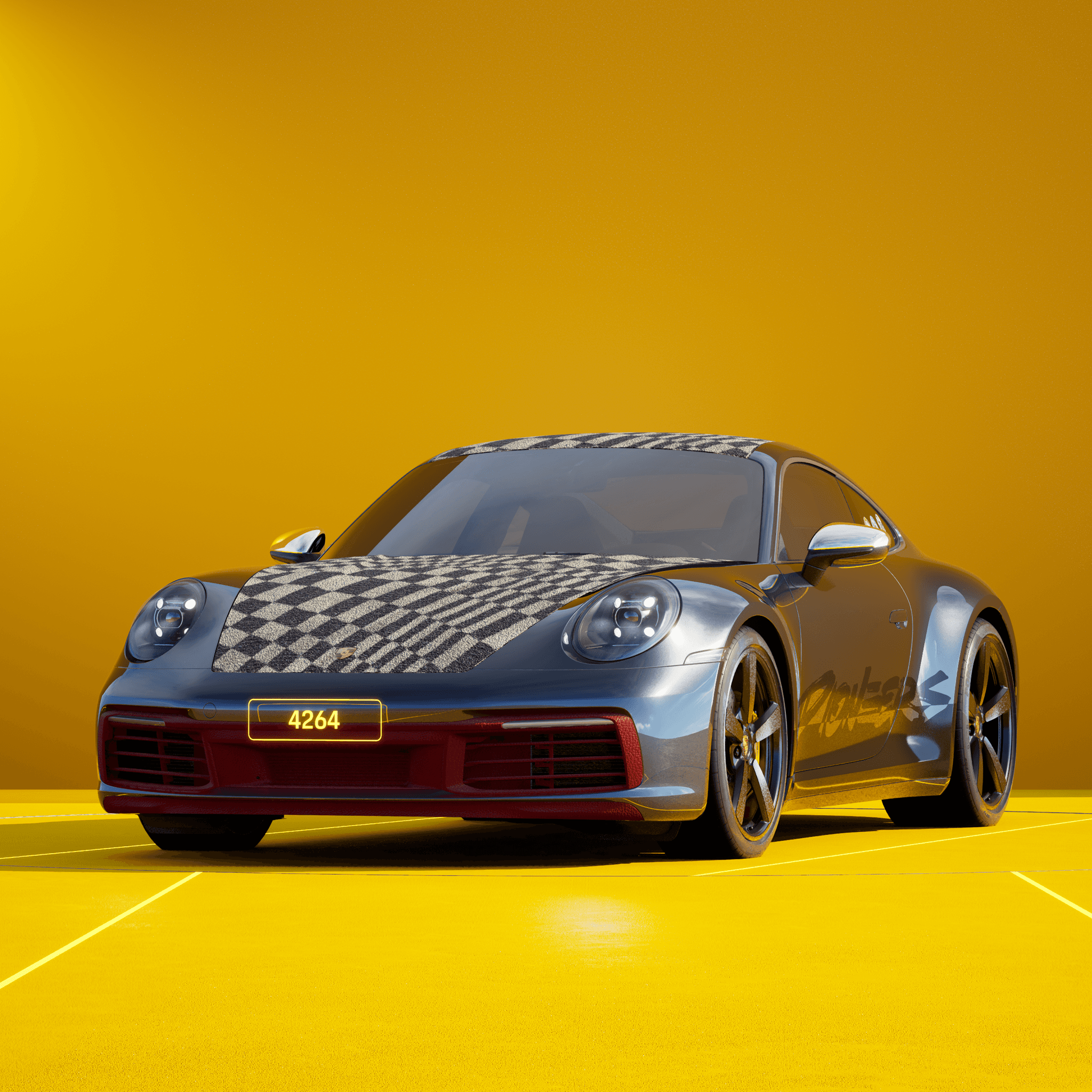 The PORSCHΞ 911 4264 image in phase