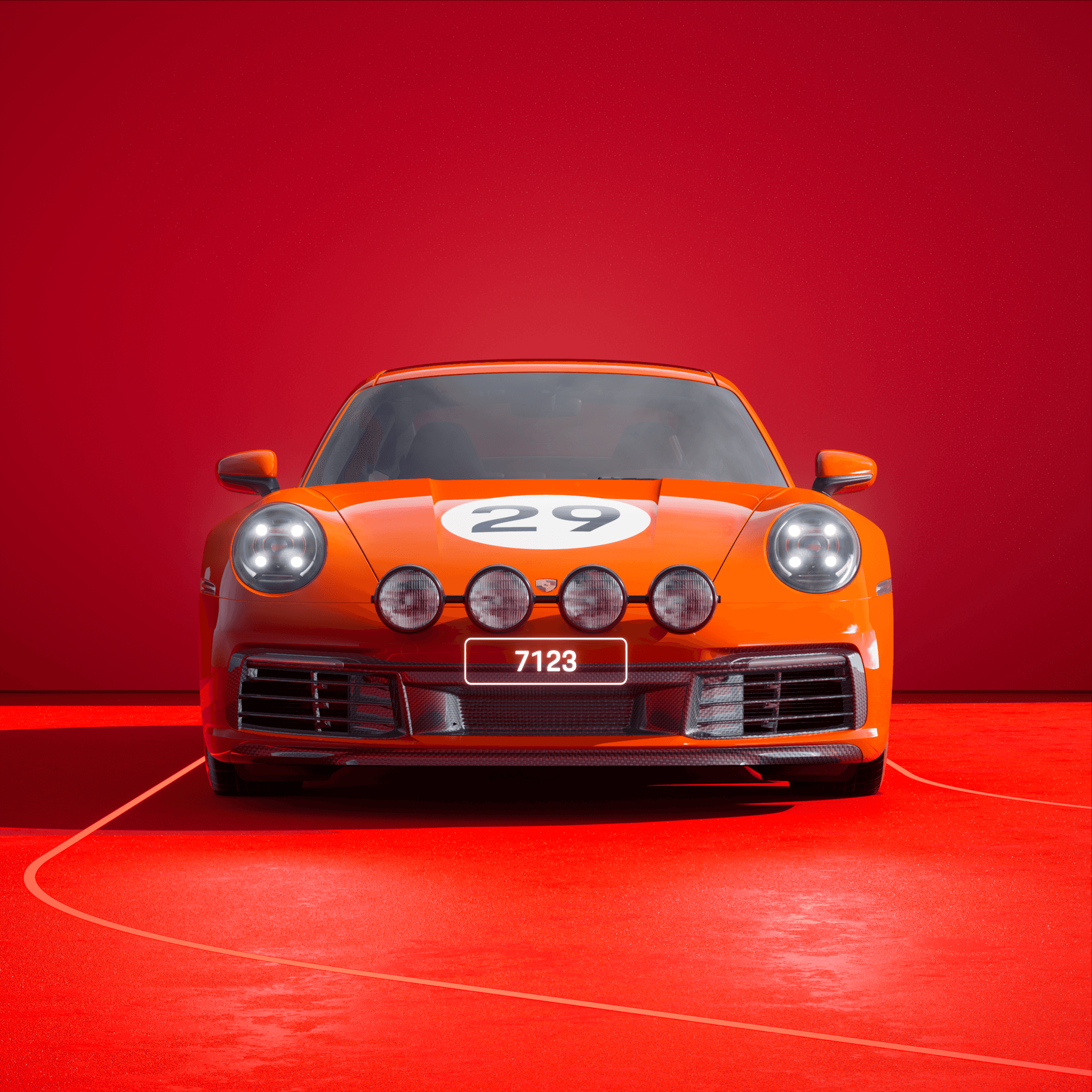 The PORSCHΞ 911 7123 image in phase