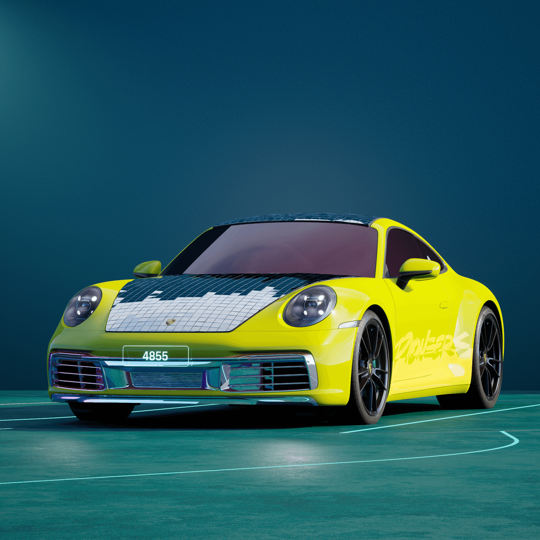 The PORSCHΞ 911 4855 image in phase