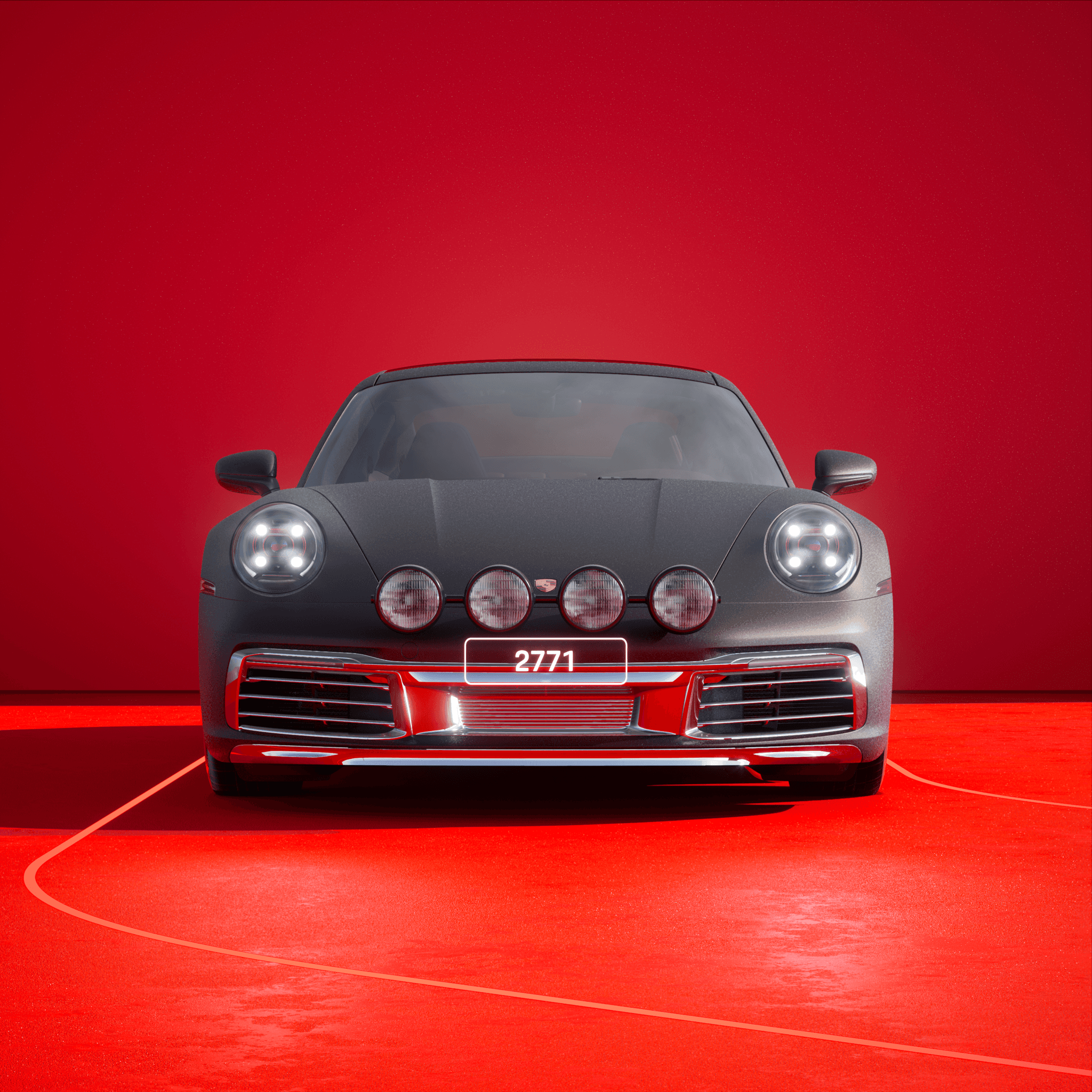 The PORSCHΞ 911 2771 image in phase