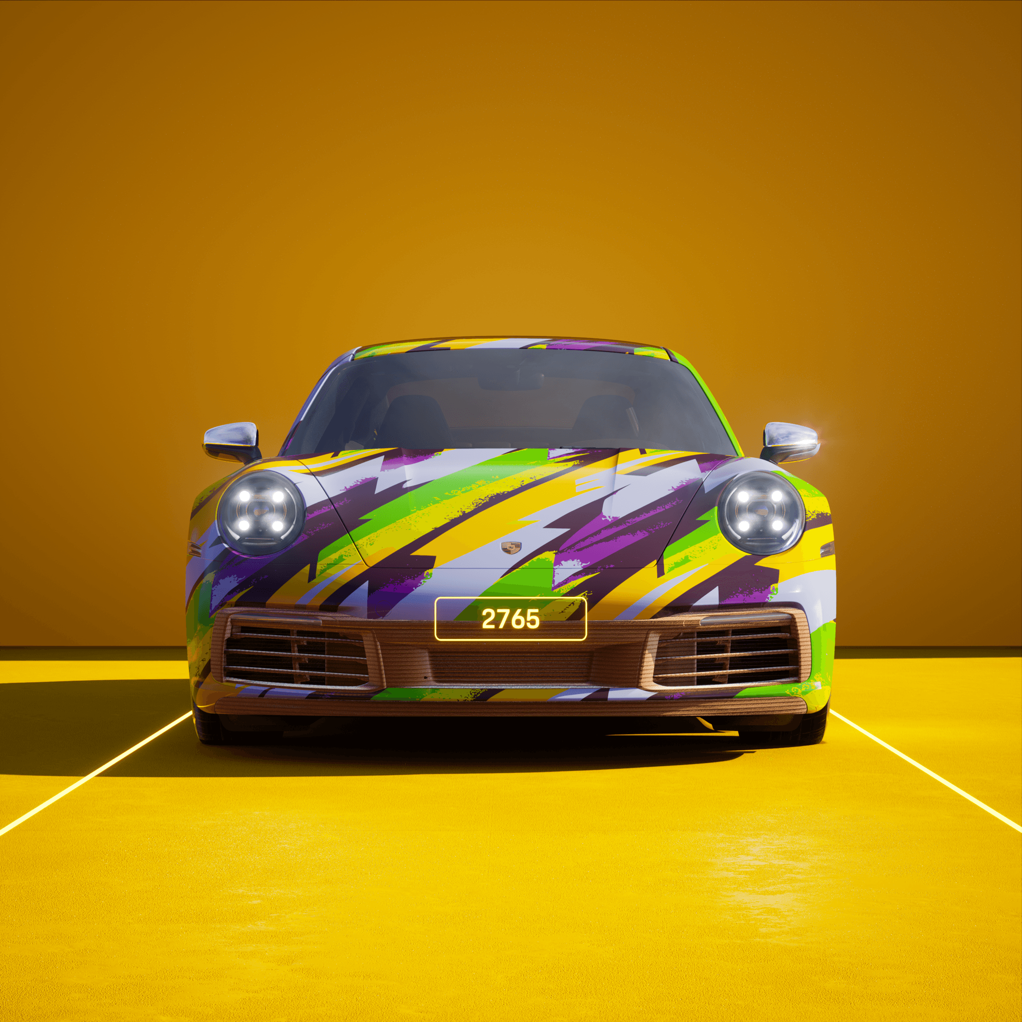The PORSCHΞ 911 2765 image in phase