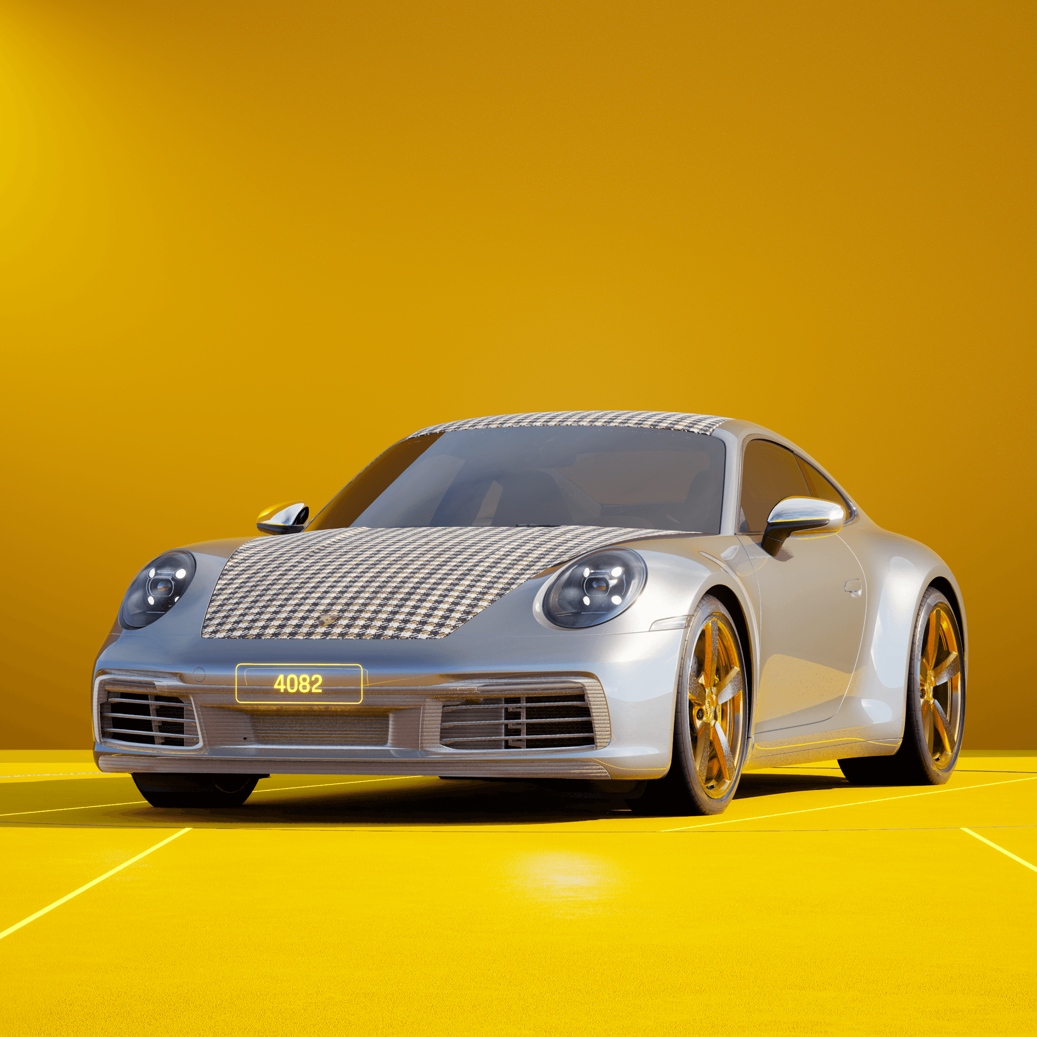The PORSCHΞ 911 4082 image in phase