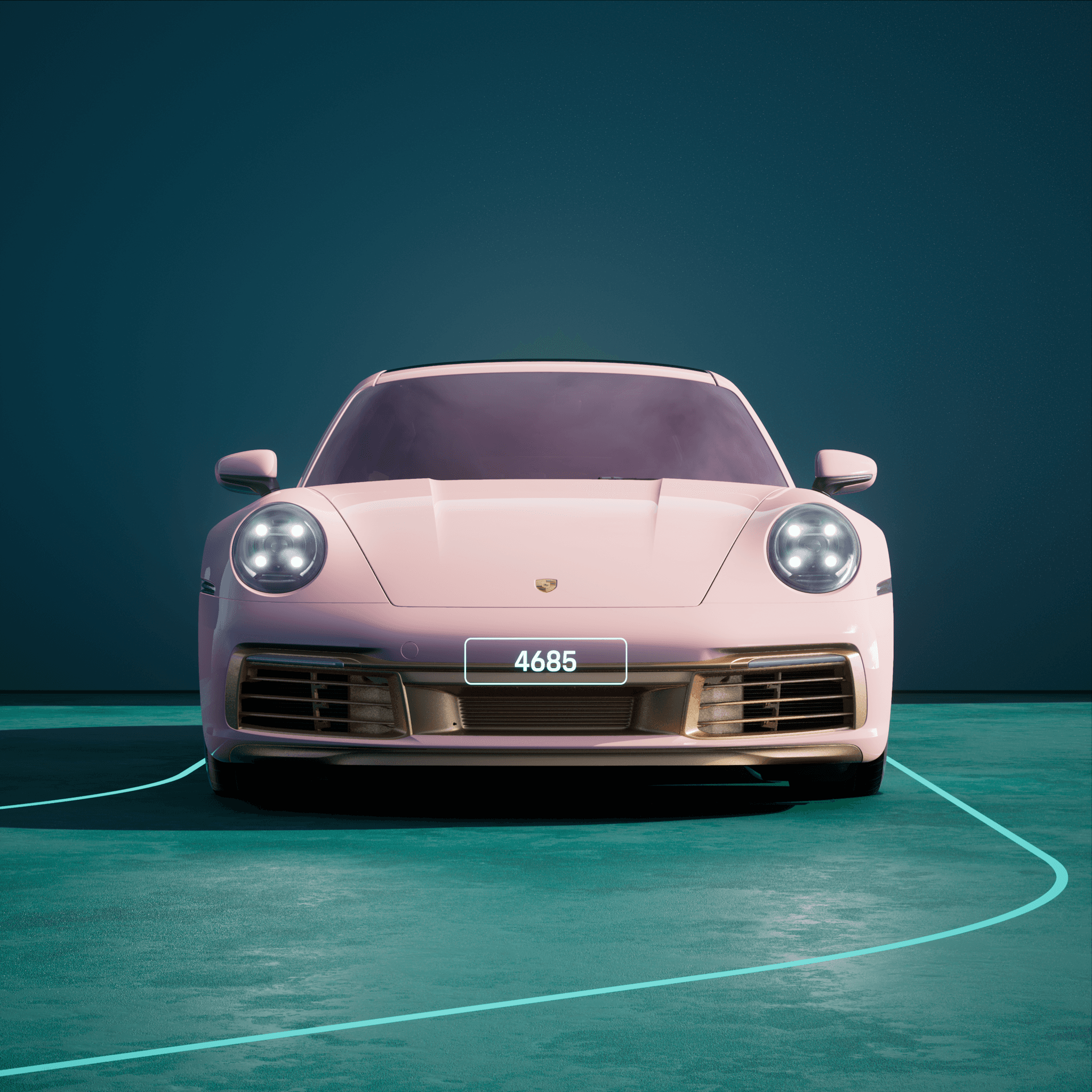 The PORSCHΞ 911 4685 image in phase