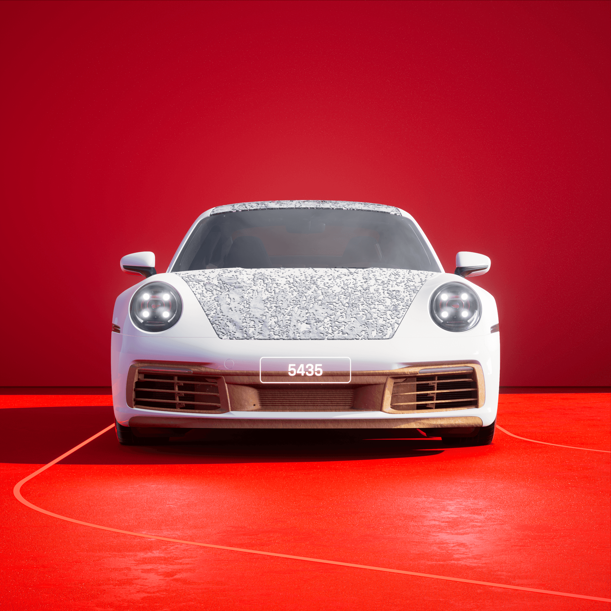The PORSCHΞ 911 5435 image in phase