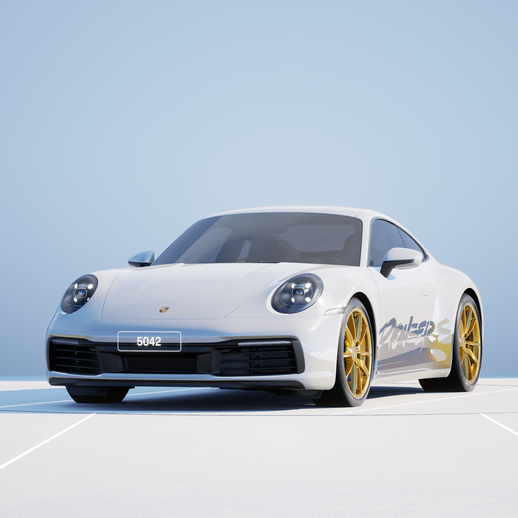 The PORSCHΞ 911 5042 image in phase