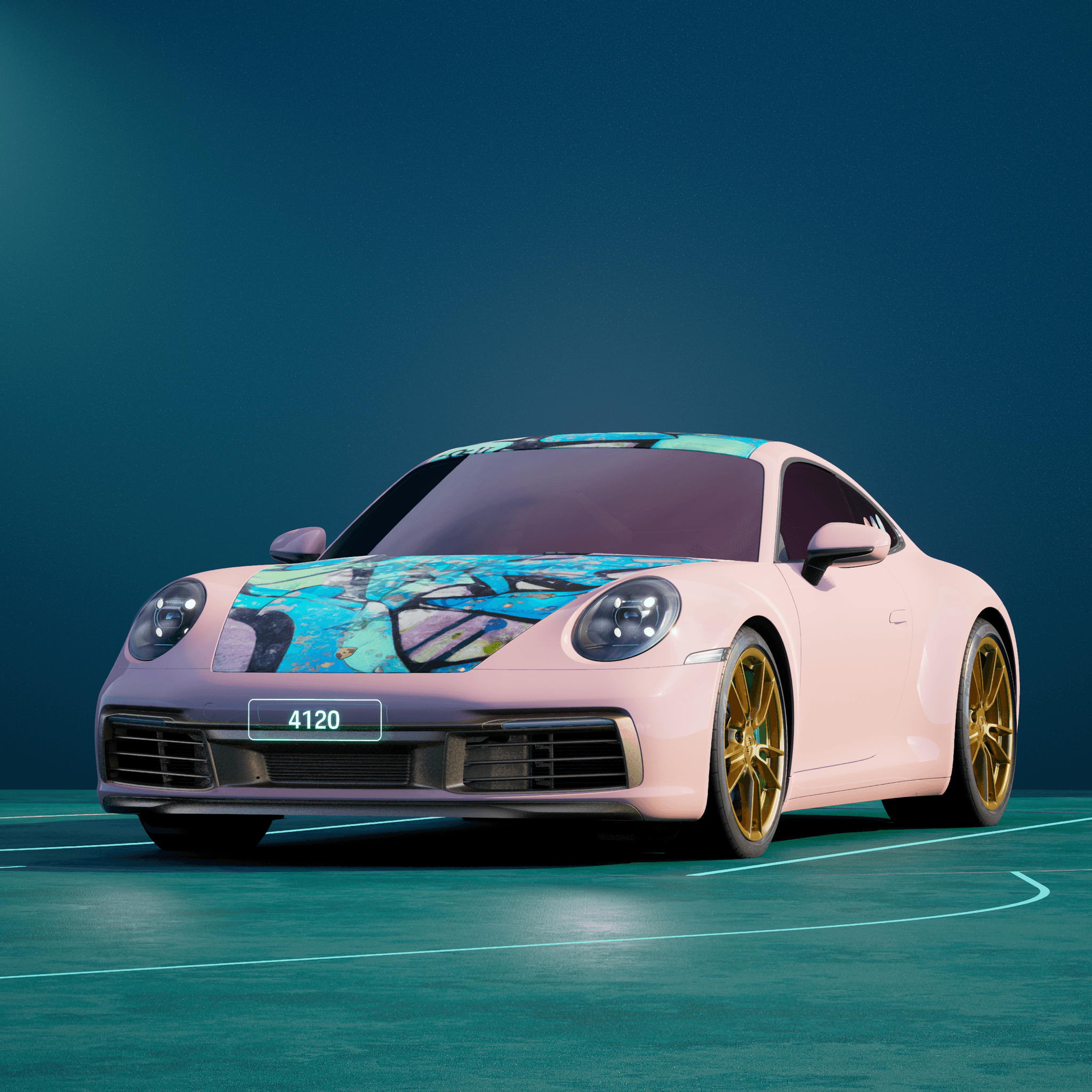 The PORSCHΞ 911 4120 image in phase