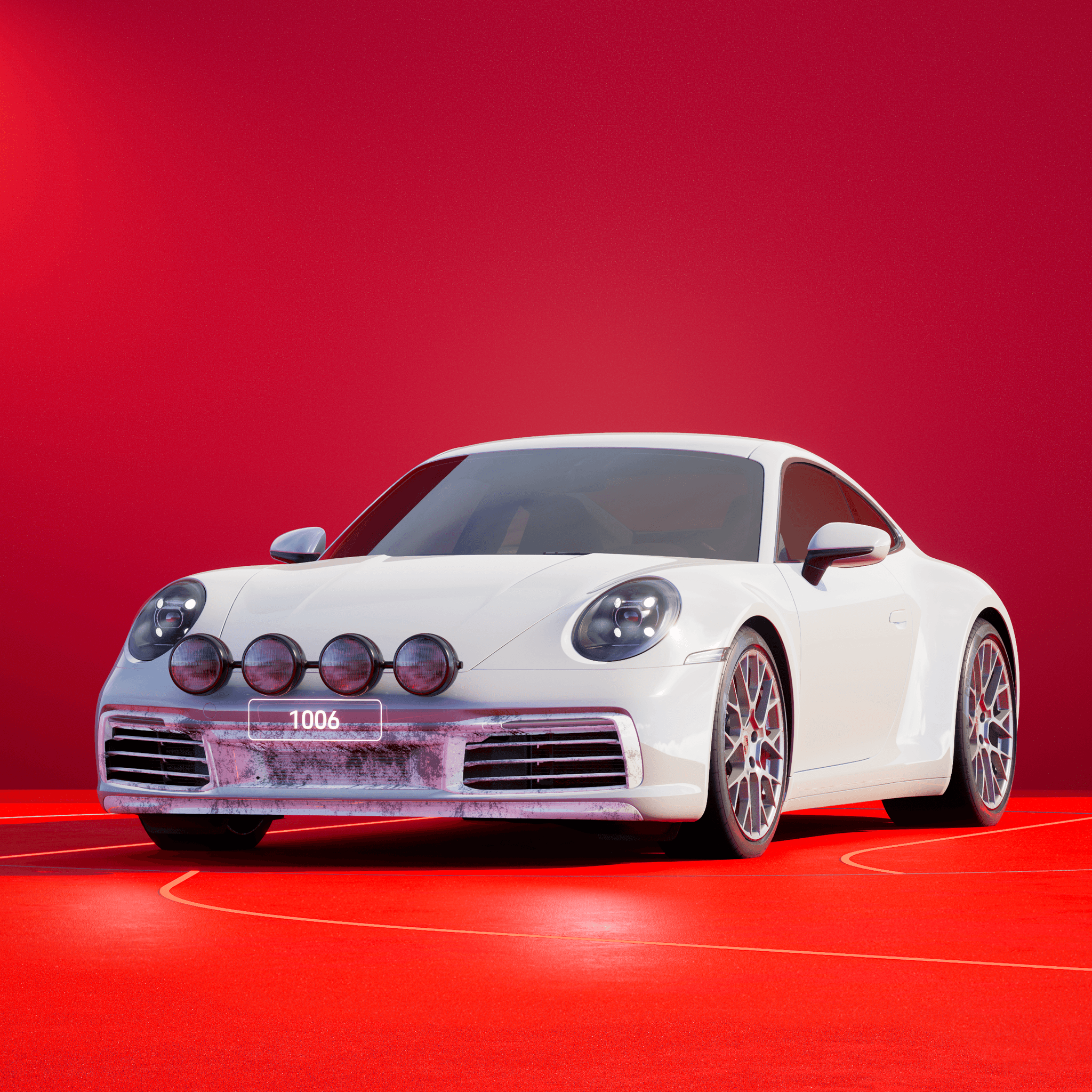 The PORSCHΞ 911 1006 image in phase