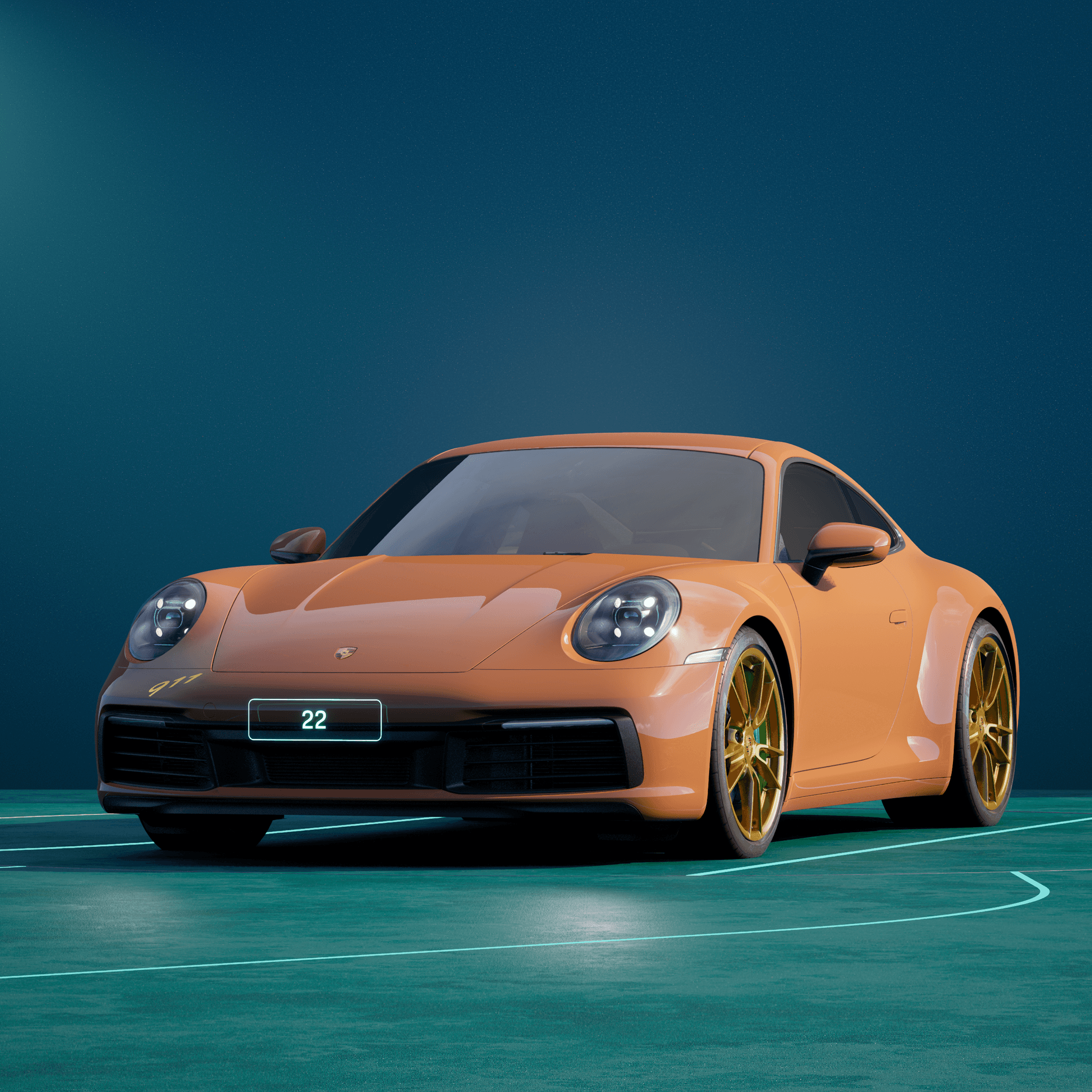 The PORSCHΞ 911 22 image in phase
