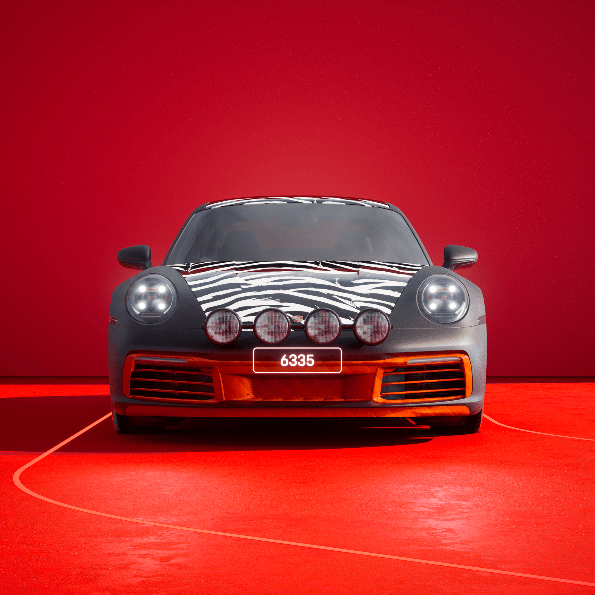 The PORSCHΞ 911 6335 image in phase