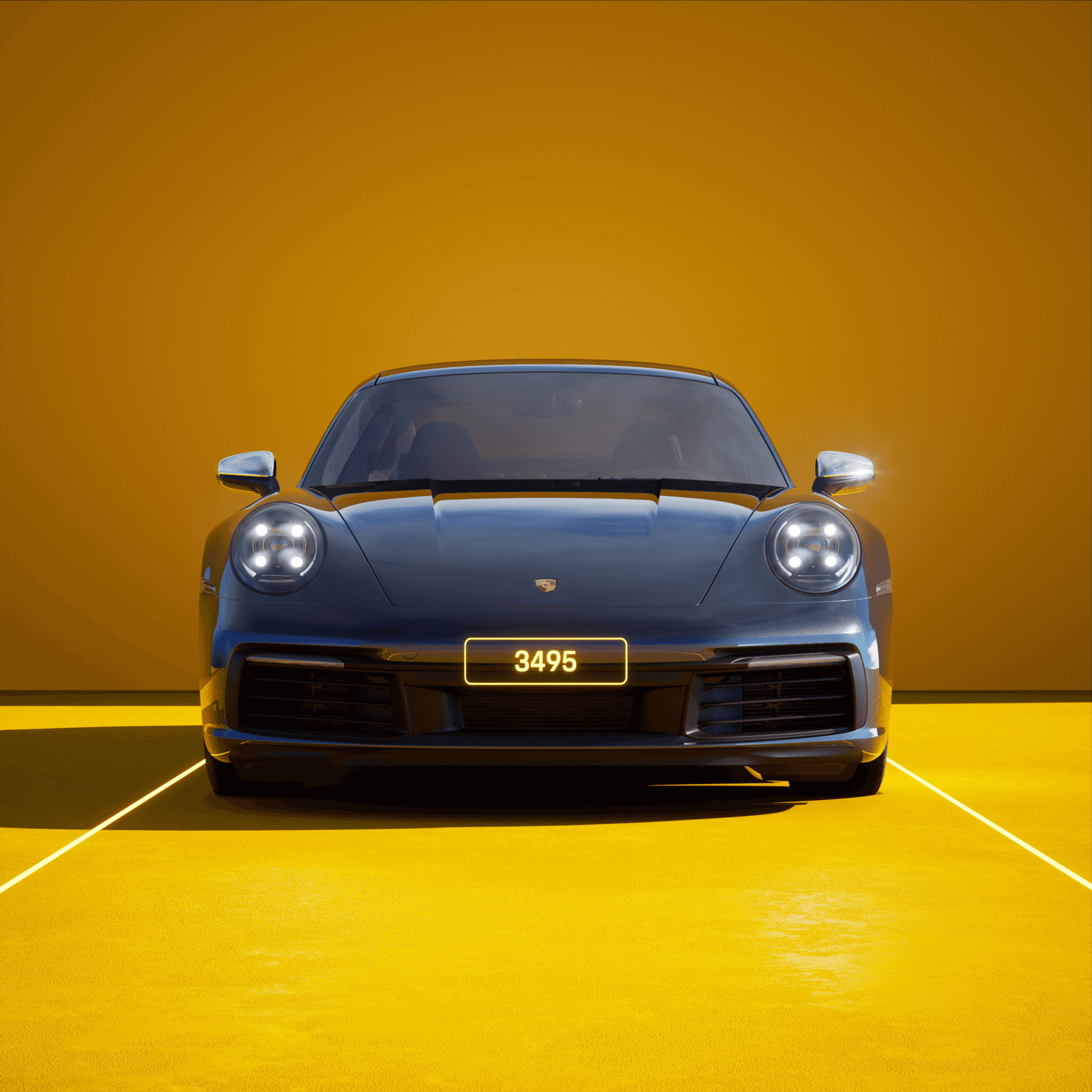 The PORSCHΞ 911 3495 image in phase