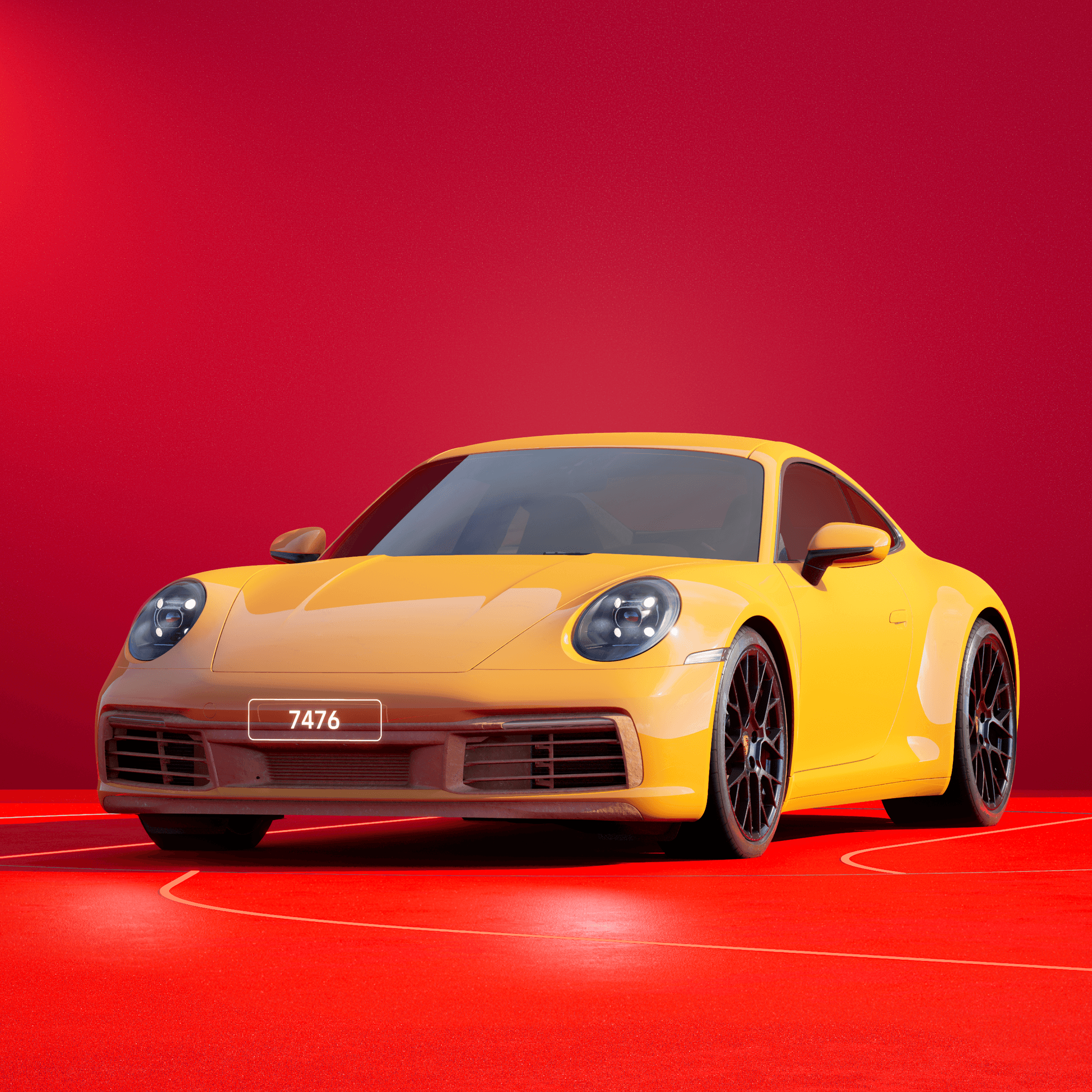 The PORSCHΞ 911 7476 image in phase