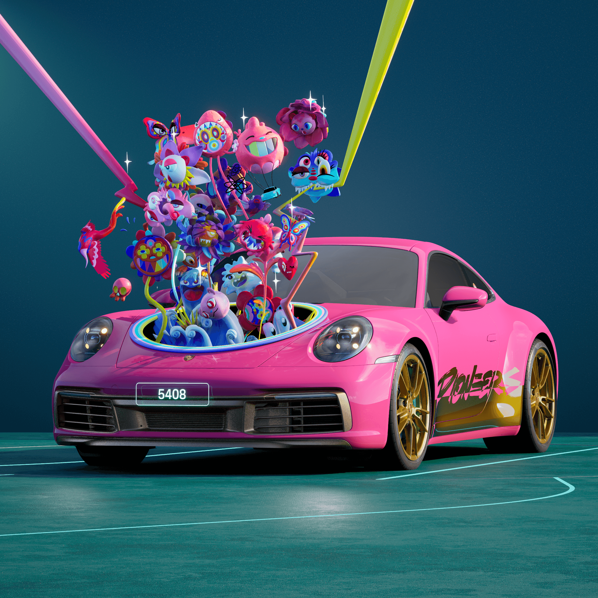 The PORSCHΞ 911 5408 image in phase