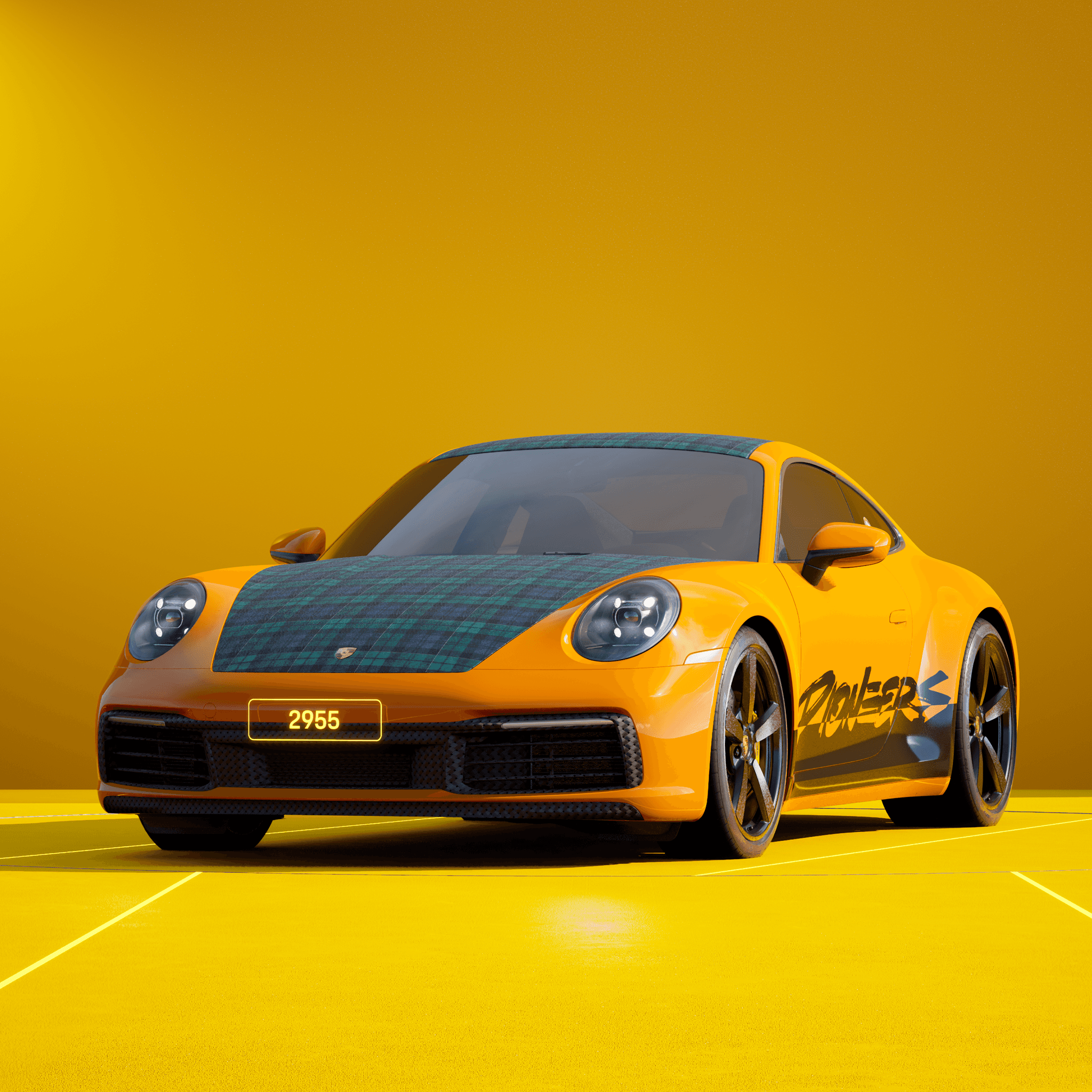 The PORSCHΞ 911 2955 image in phase
