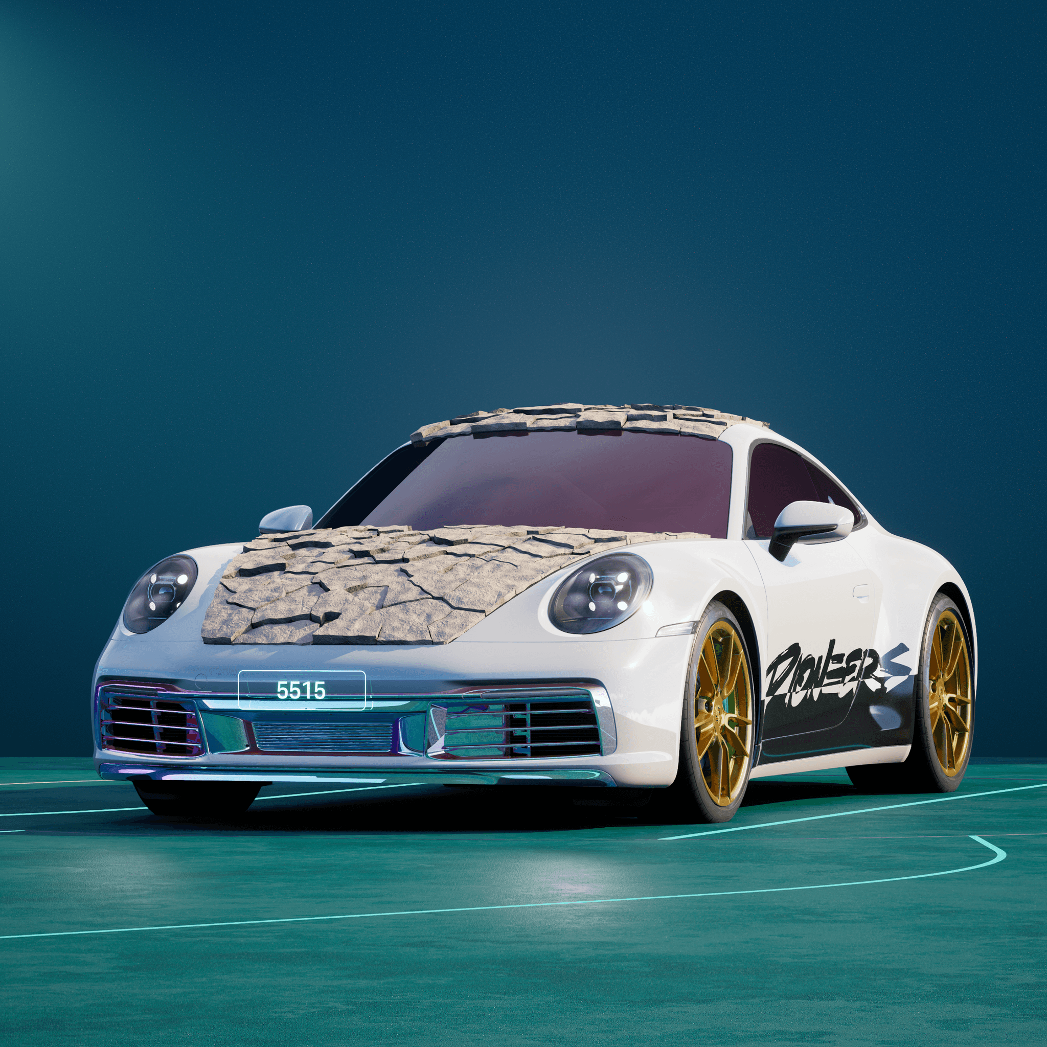 The PORSCHΞ 911 5515 image in phase